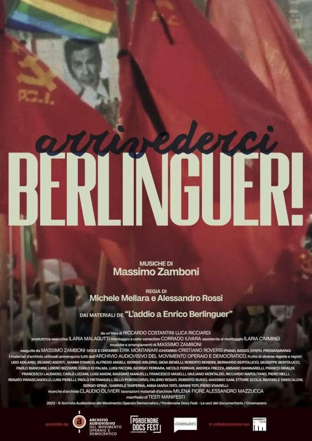 Plakat filmowy "Arrivederci Berlinguer!"