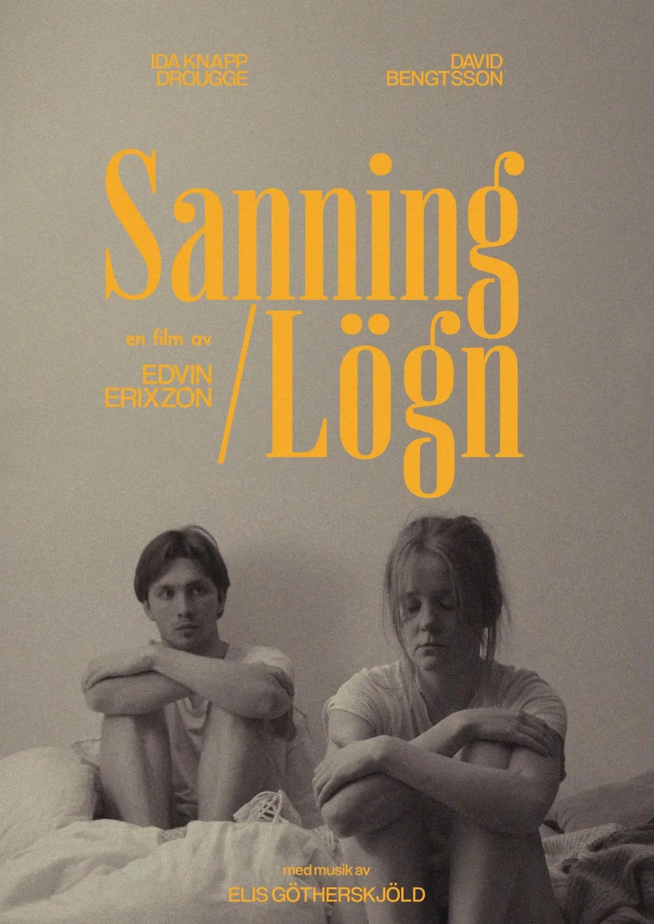 Plakat filmowy "Sanning/Lögn"
