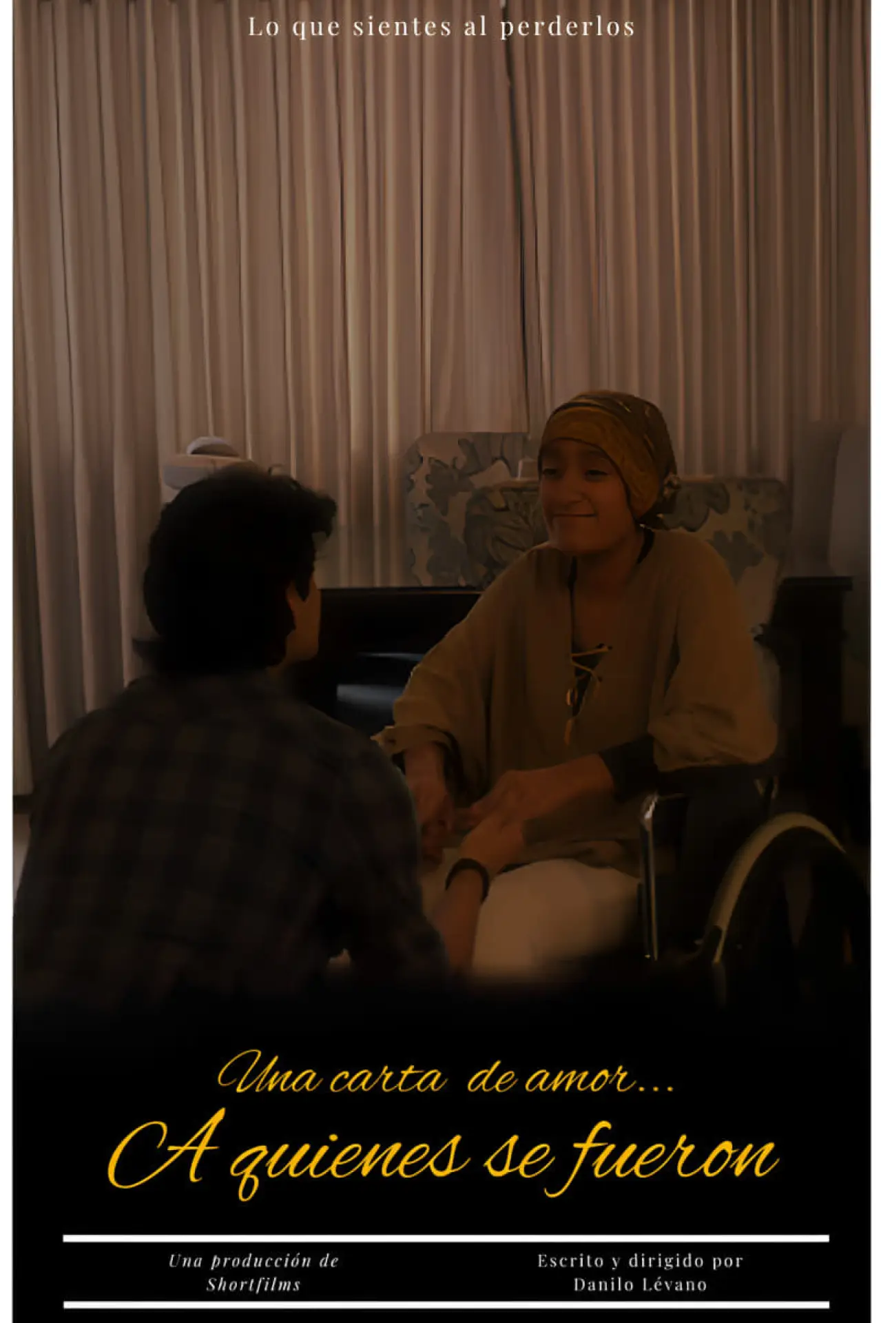 Plakat filmowy "Una carta de amor a quienes se fueron"
