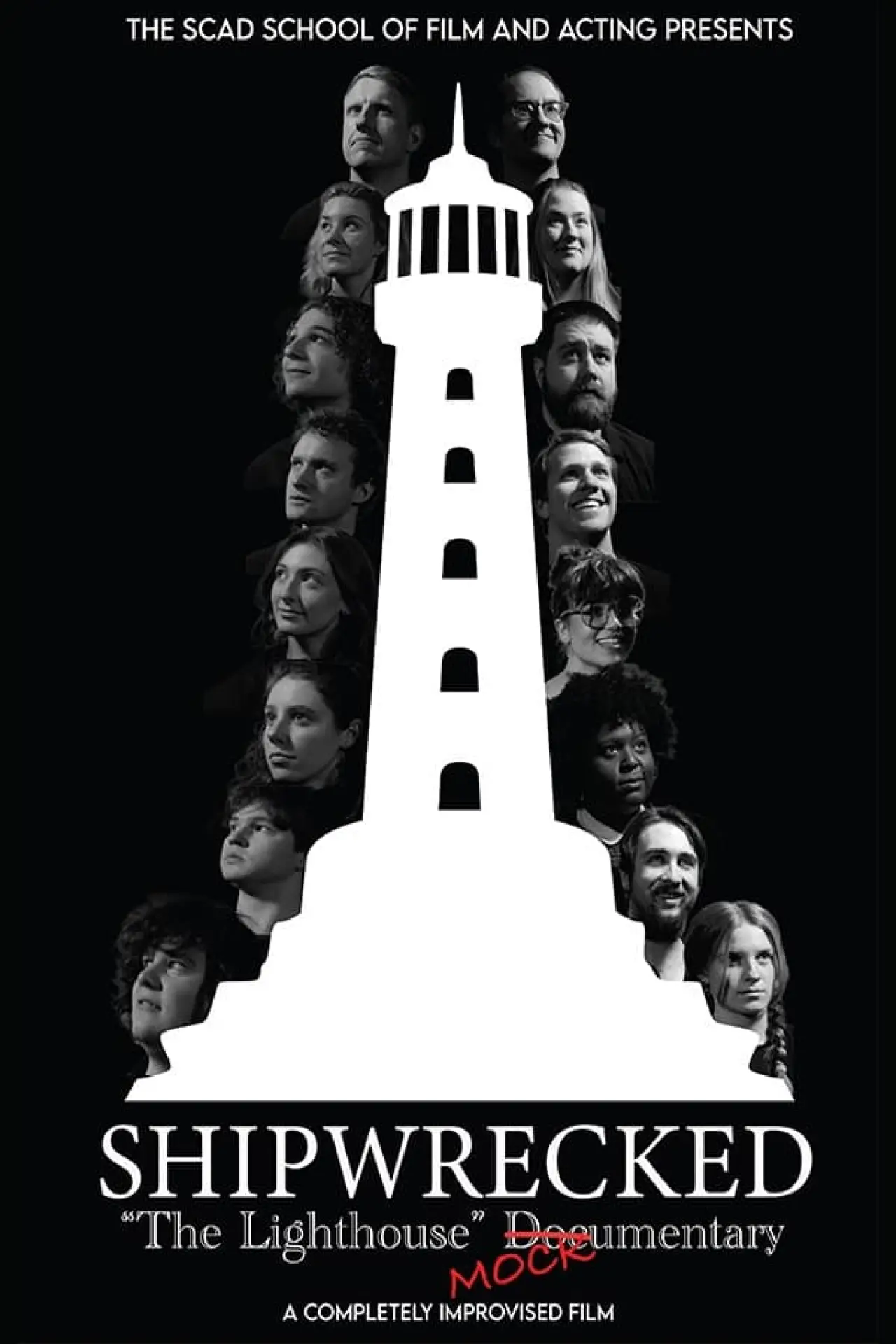 Plakat filmowy "Shipwrecked: "The Lighthouse" Doc(Mock)umentary"