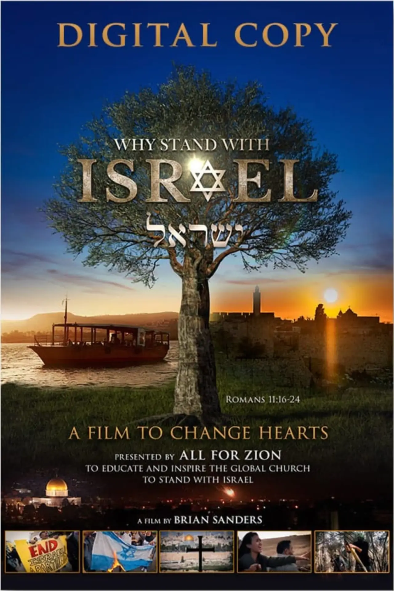 Plakat filmowy "WHY STAND WITH ISRAEL"