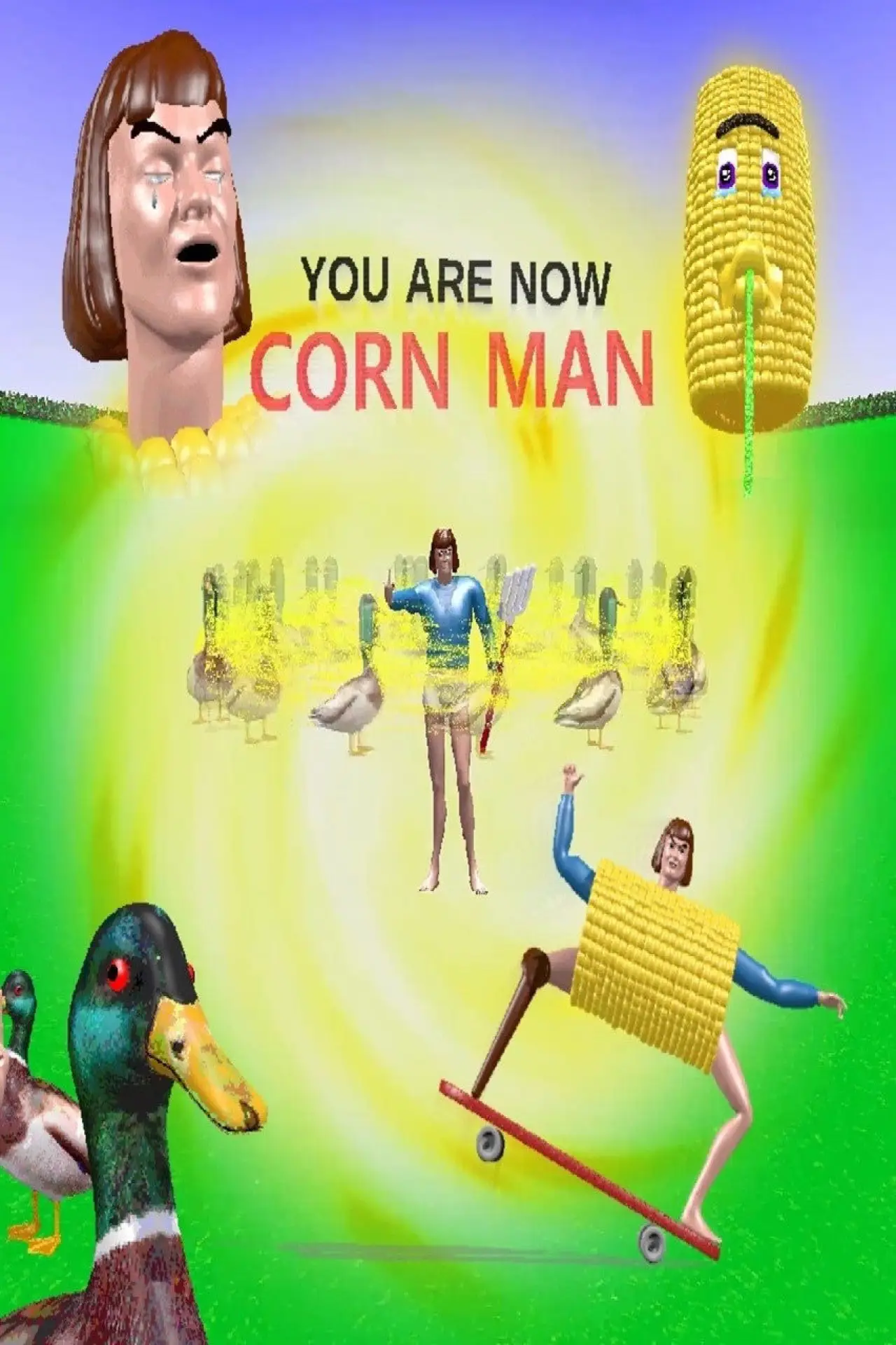 Plakat filmowy "Corn Man Origin Theory"