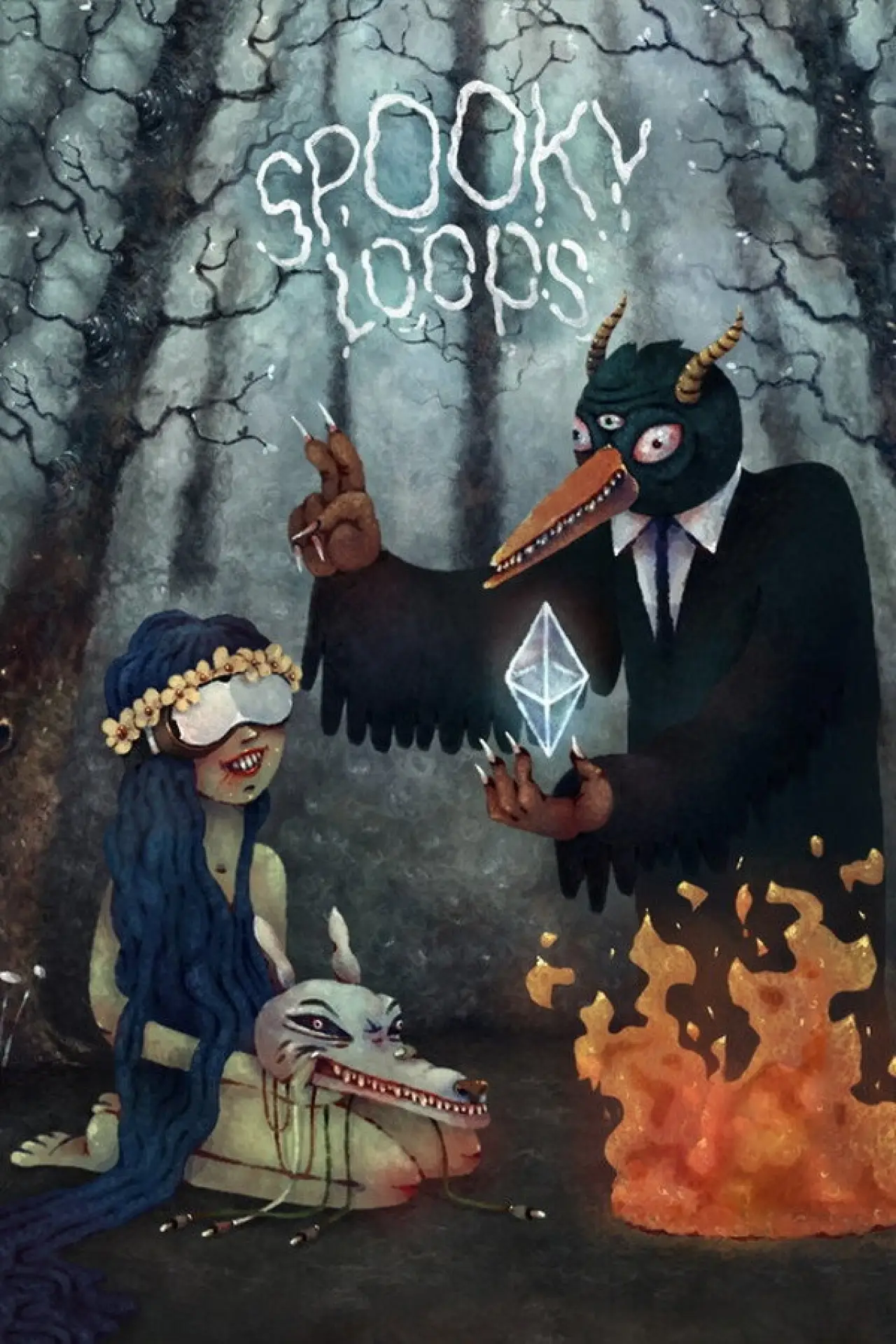 Plakat filmowy "Spooky Loops"