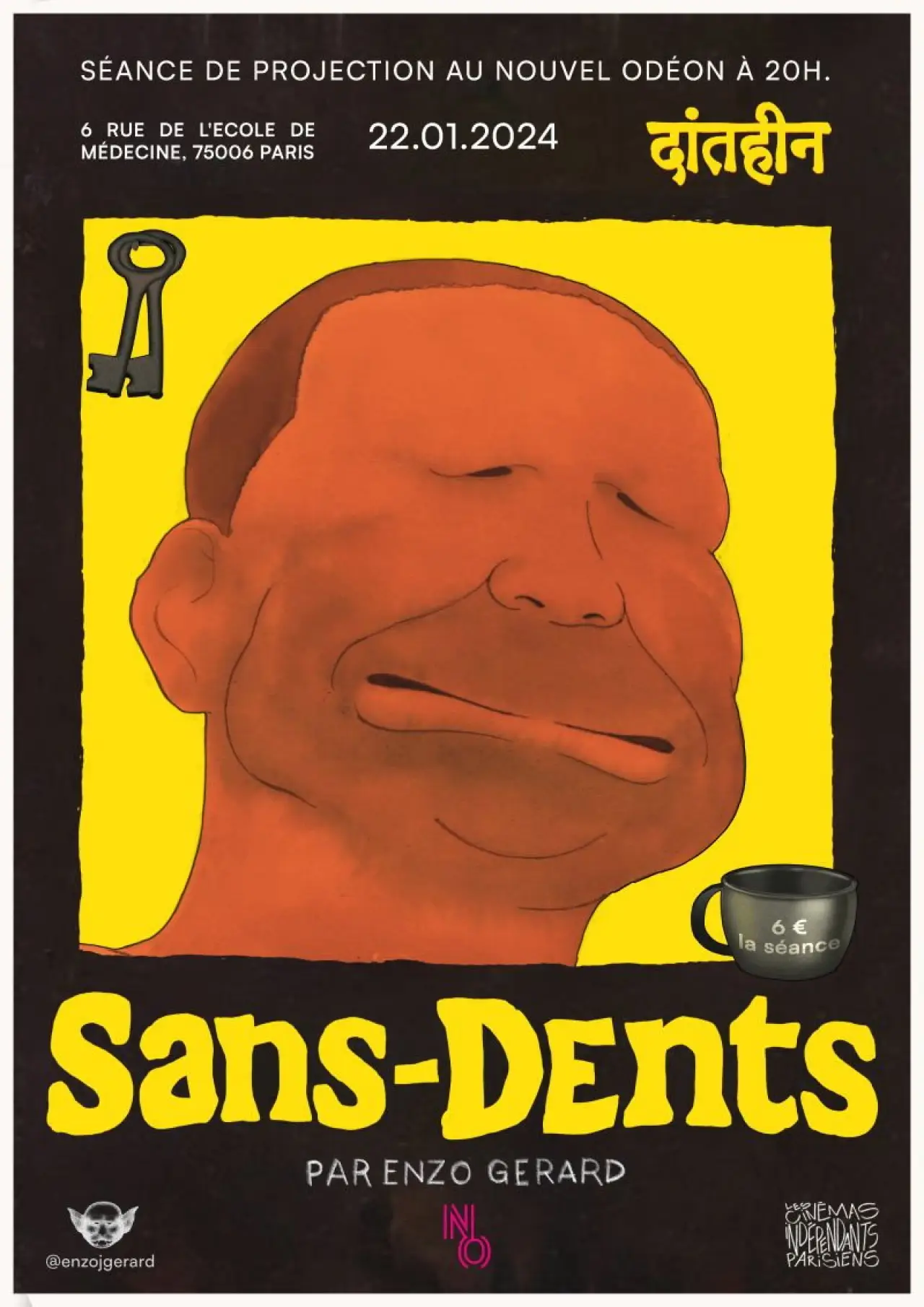 Plakat filmowy "Sans-dents"