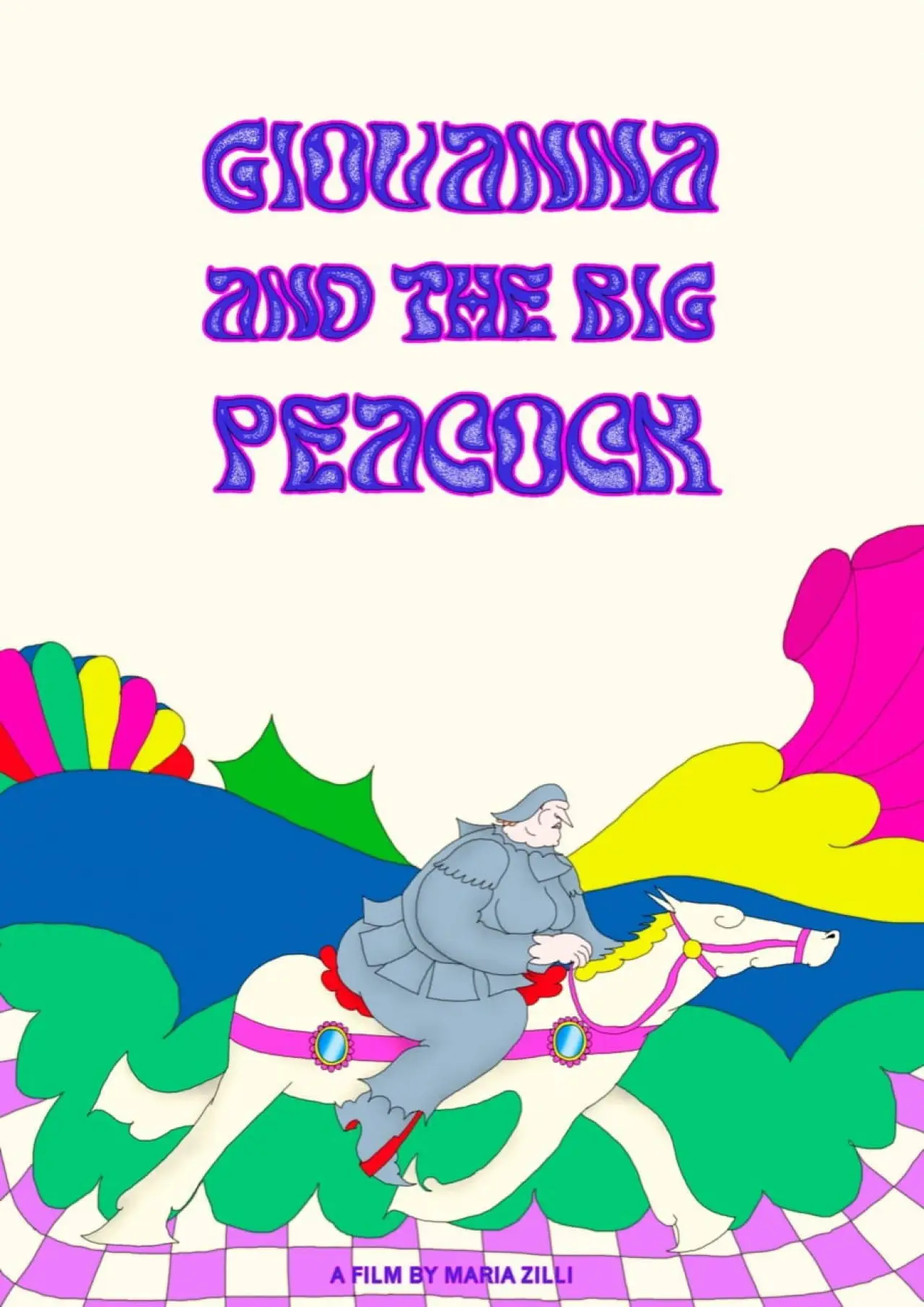 Plakat filmowy "Giovanna and the Big Peacock"