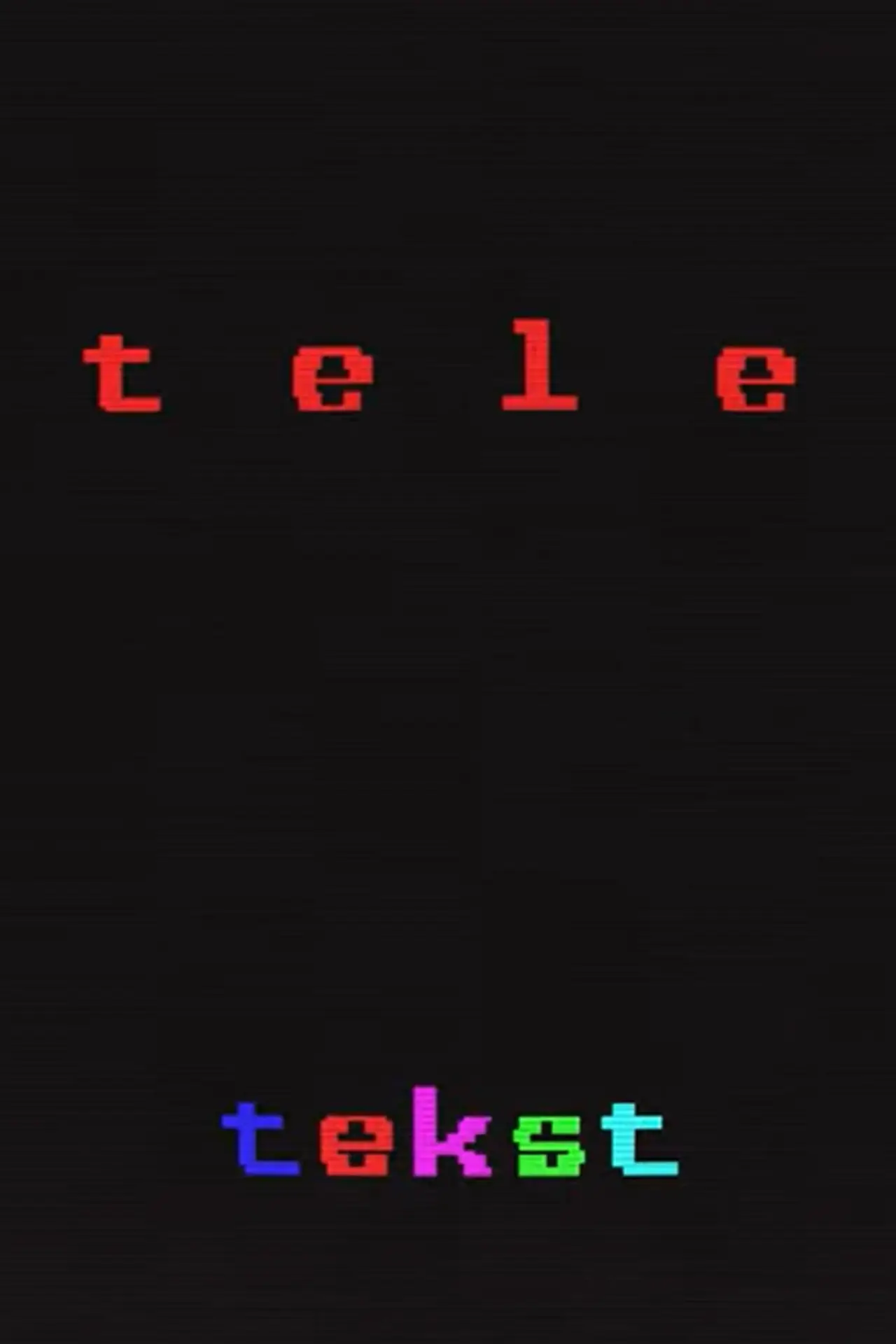 Plakat filmowy "Teletext"