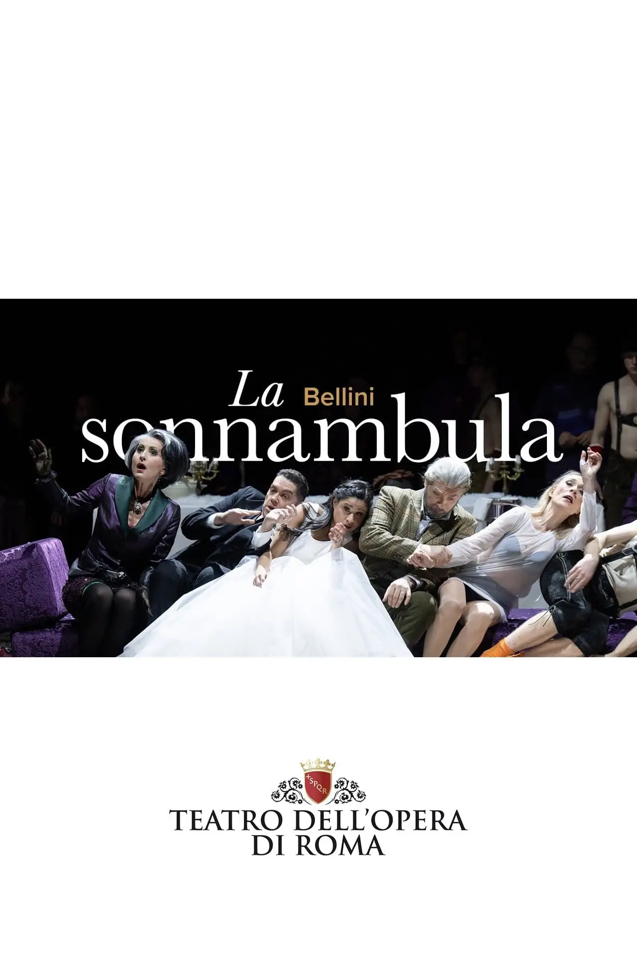 Plakat filmowy "La Sonnambula - Rome"