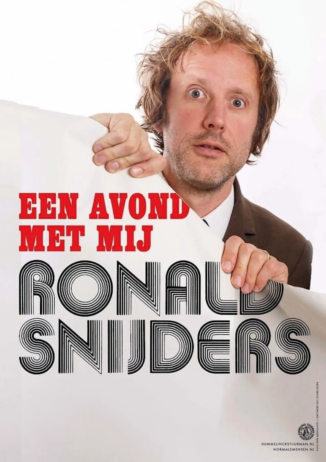 Plakat filmowy "Ronald Snijders: Een Avond met Mij"