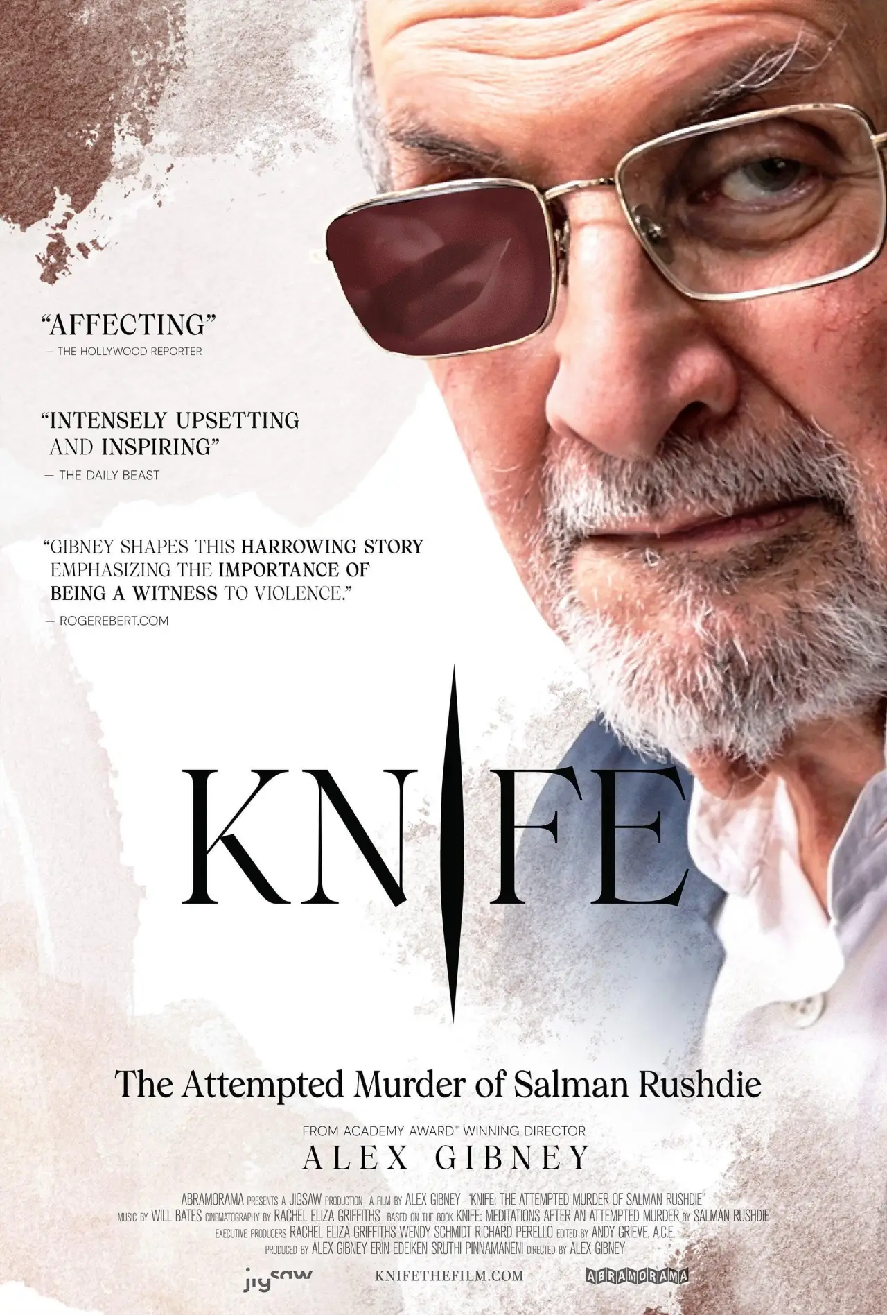 Plakat filmowy "Knife: The Attempted Murder of Salman Rushdie"