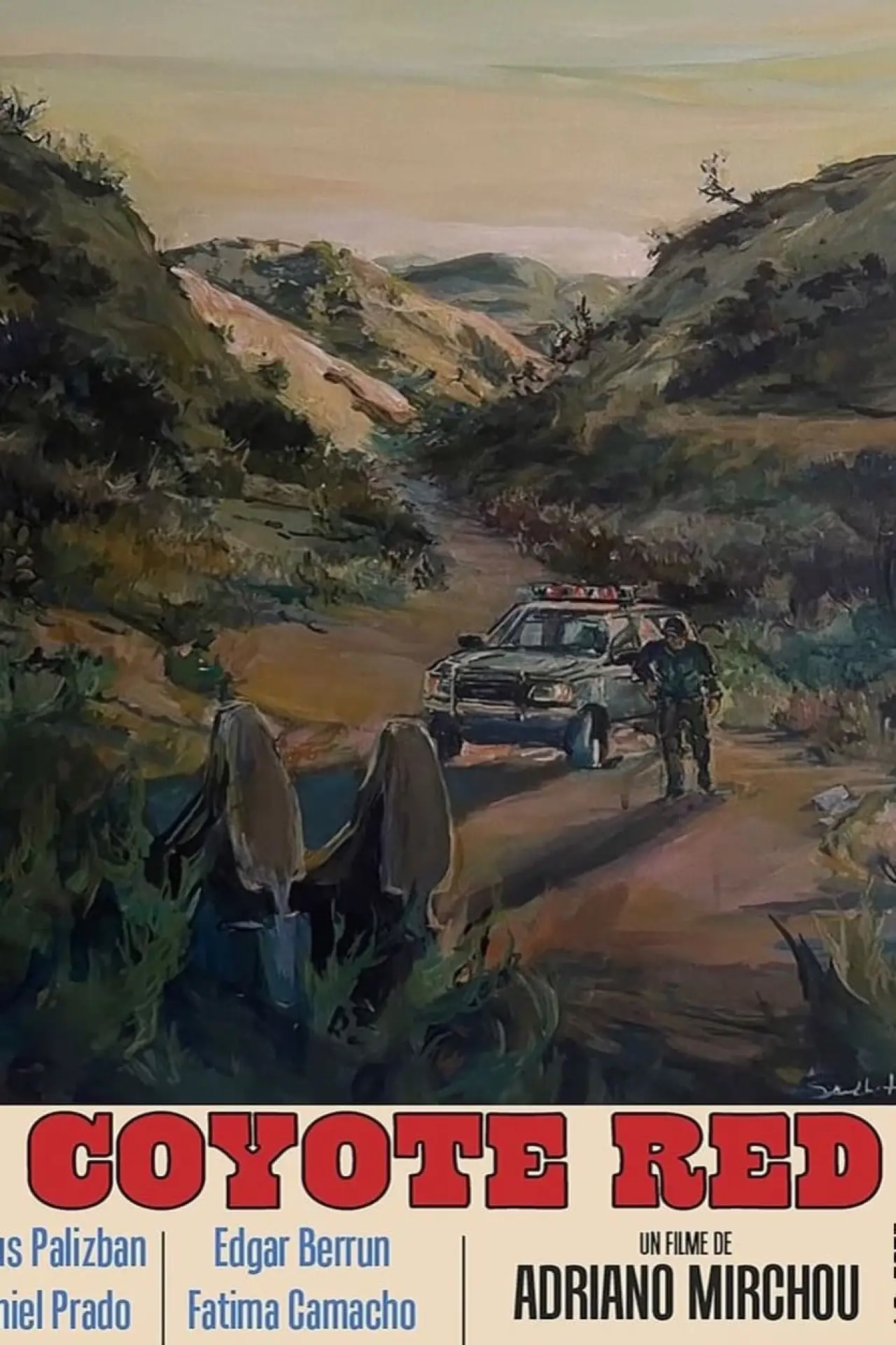 Plakat filmowy "Coyote Red"