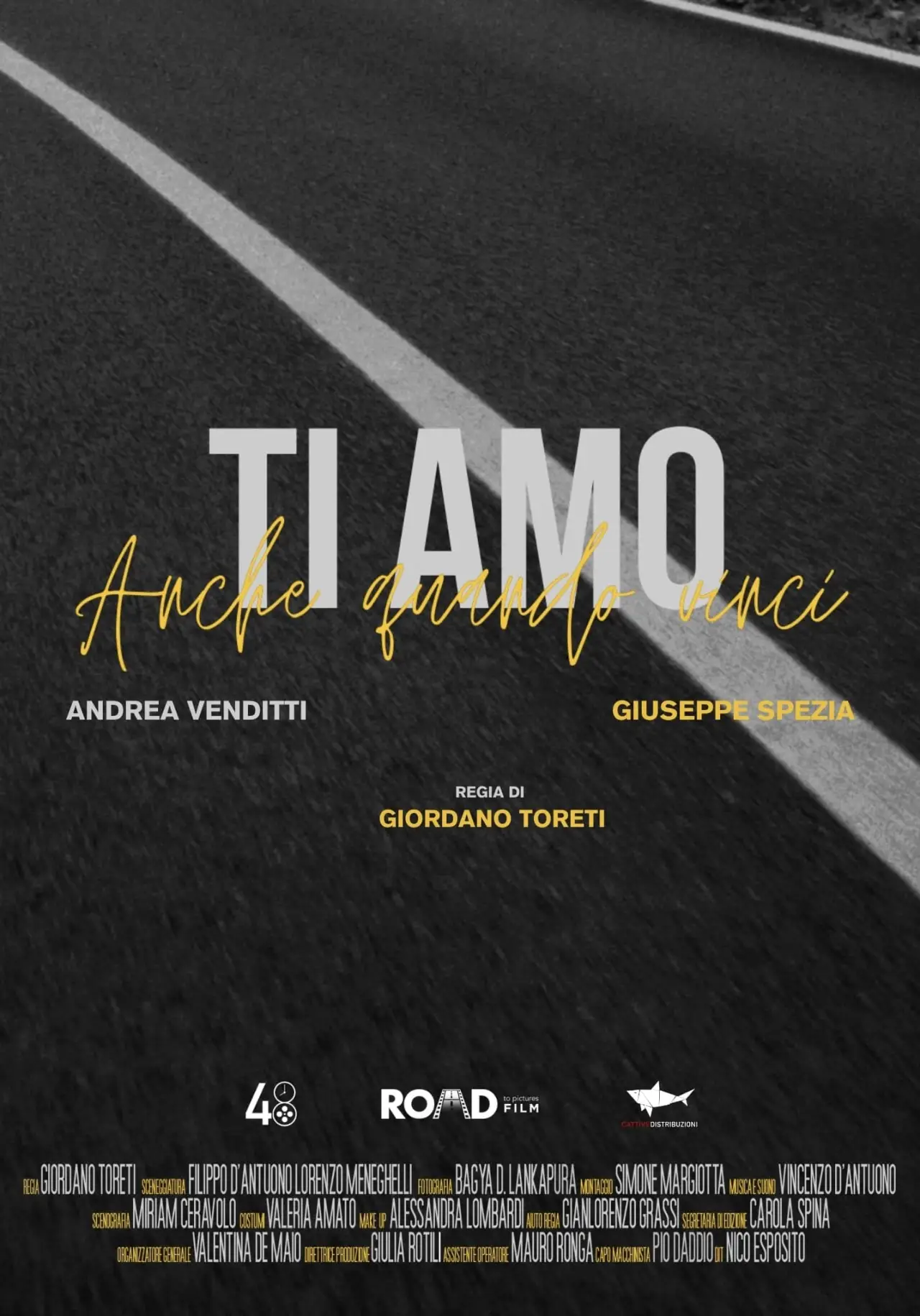 Plakat filmowy "Ti amo anche quando vinci"