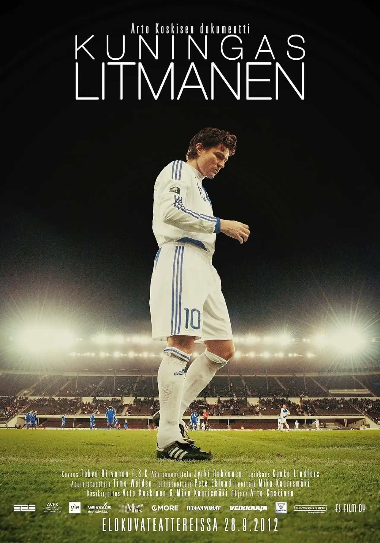 Plakat filmowy "Kuningas Litmanen"