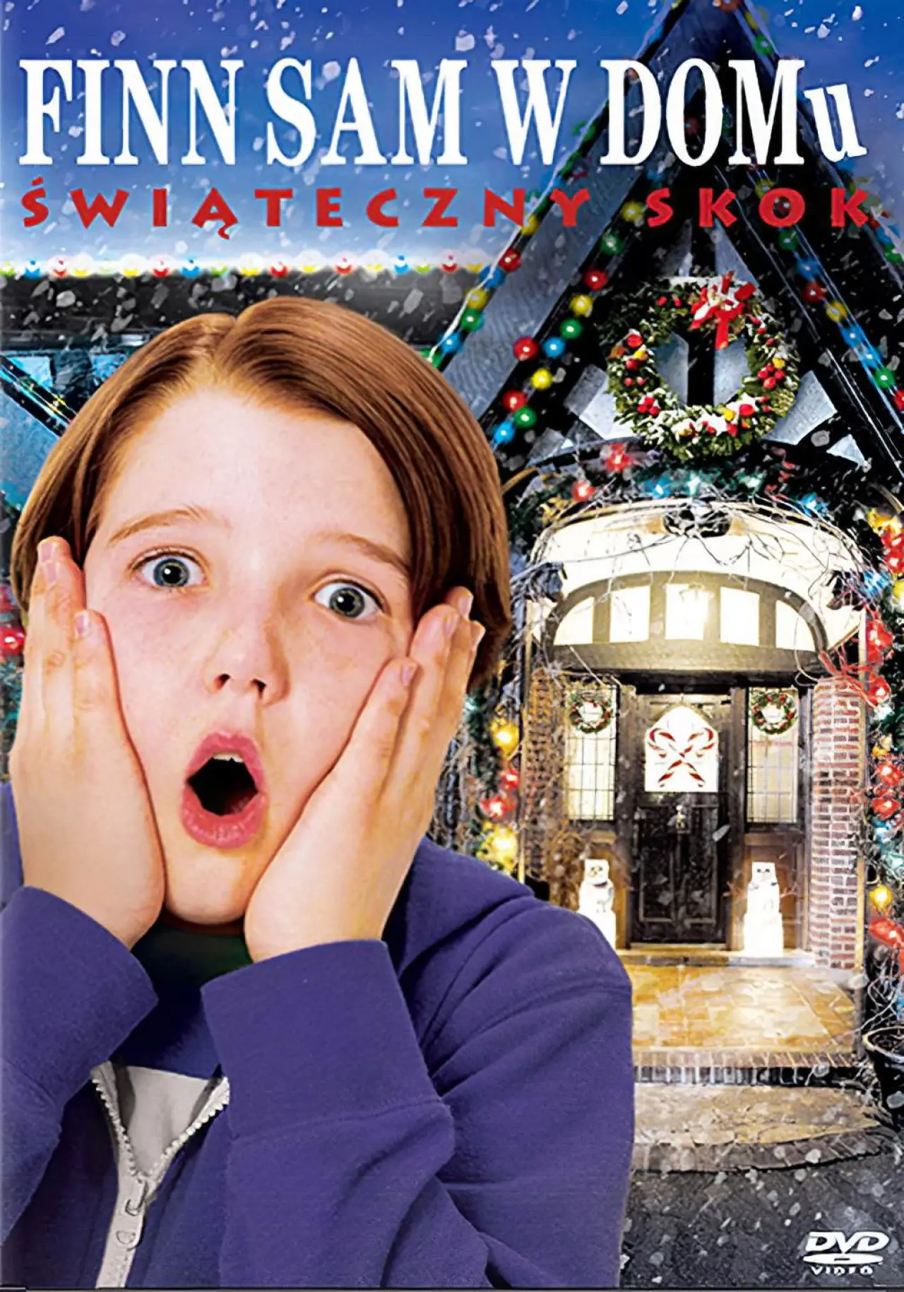 Plakat filmowy "Finn sam w domu: Świąteczny skok"