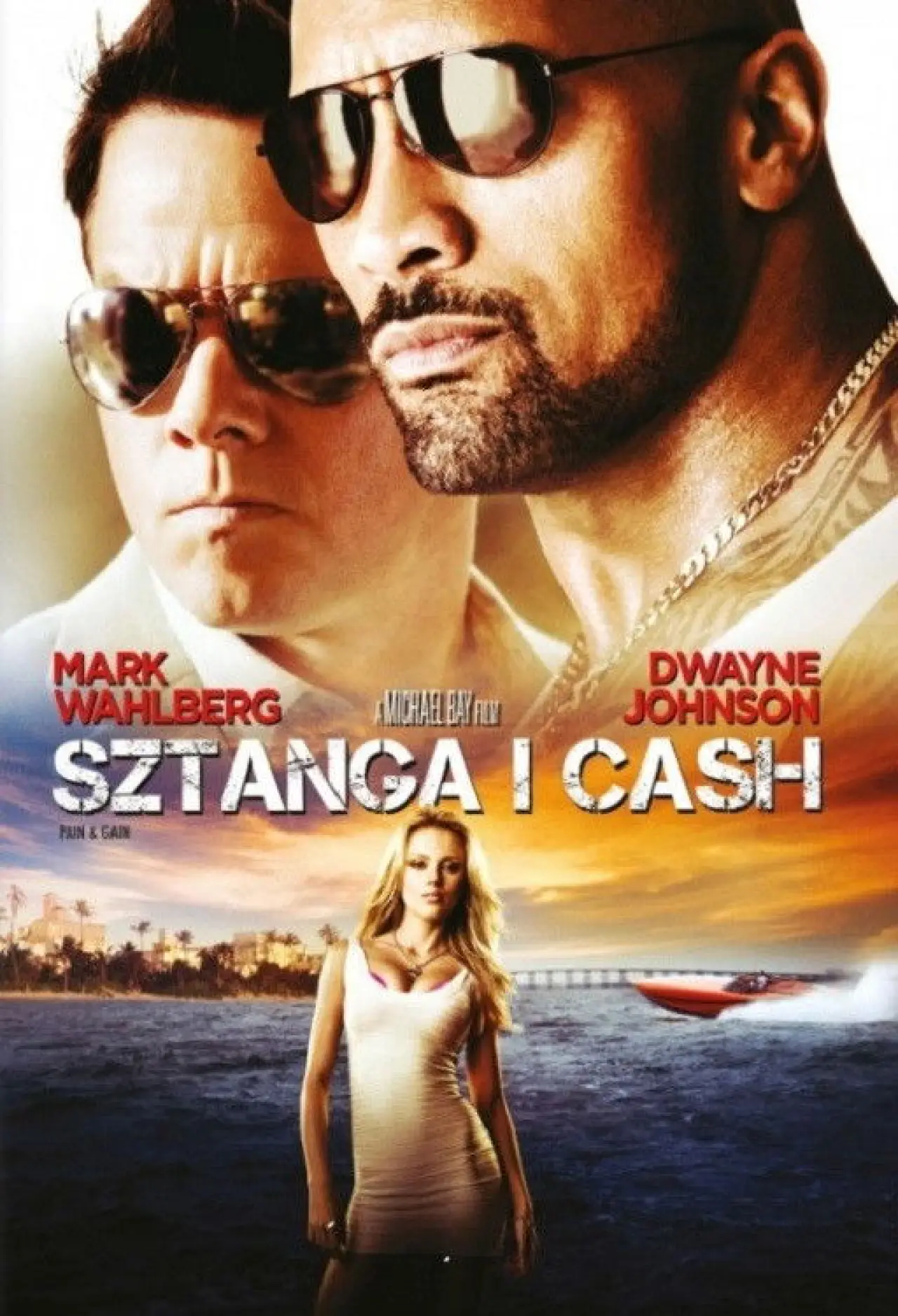 Plakat filmowy "Sztanga i cash"