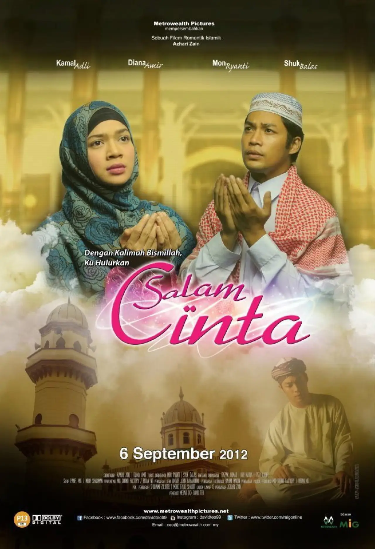 Plakat filmowy "Salam Cinta"