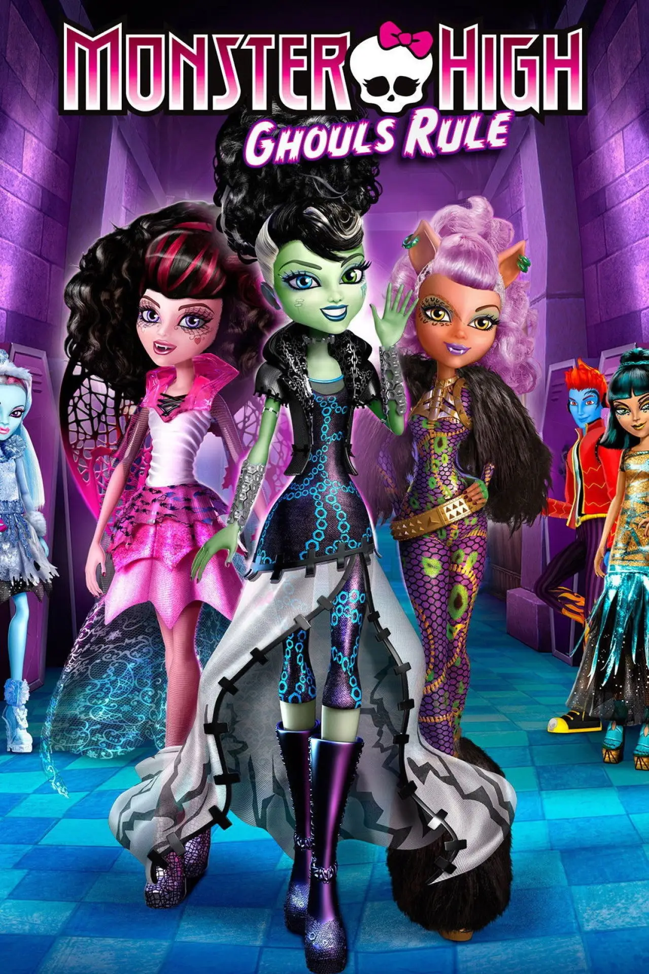 Plakat filmowy "Monster High: Upiorki rządzą"