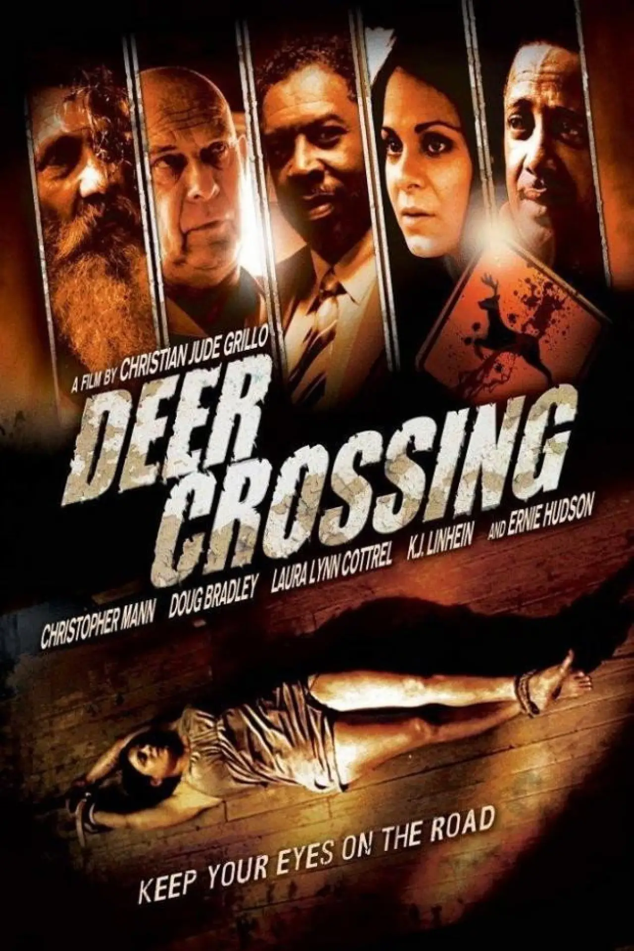 Plakat filmowy "Deer Crossing"