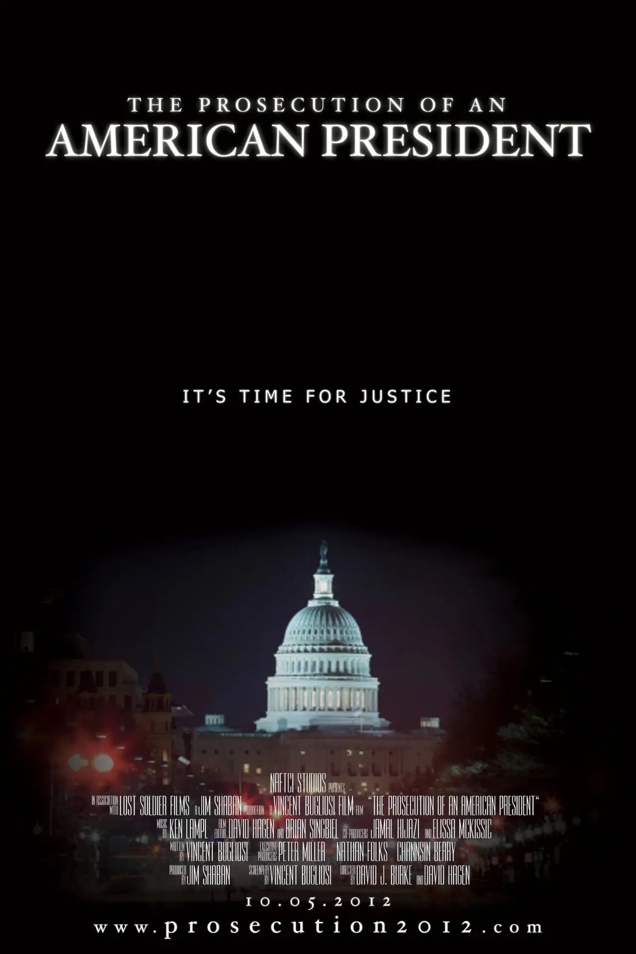 Plakat filmowy "The Prosecution of an American President"