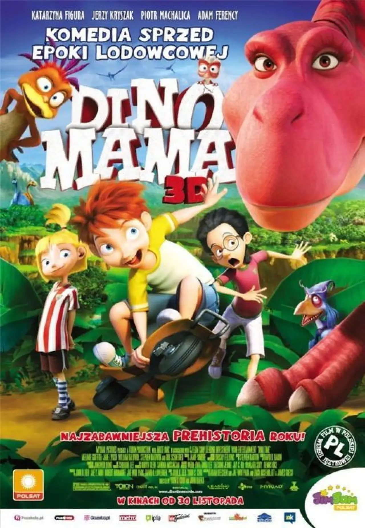 Plakat filmowy "Dino Mama"