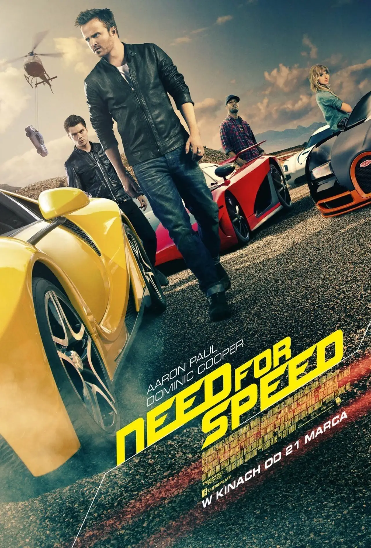 Plakat filmowy "Need for Speed"