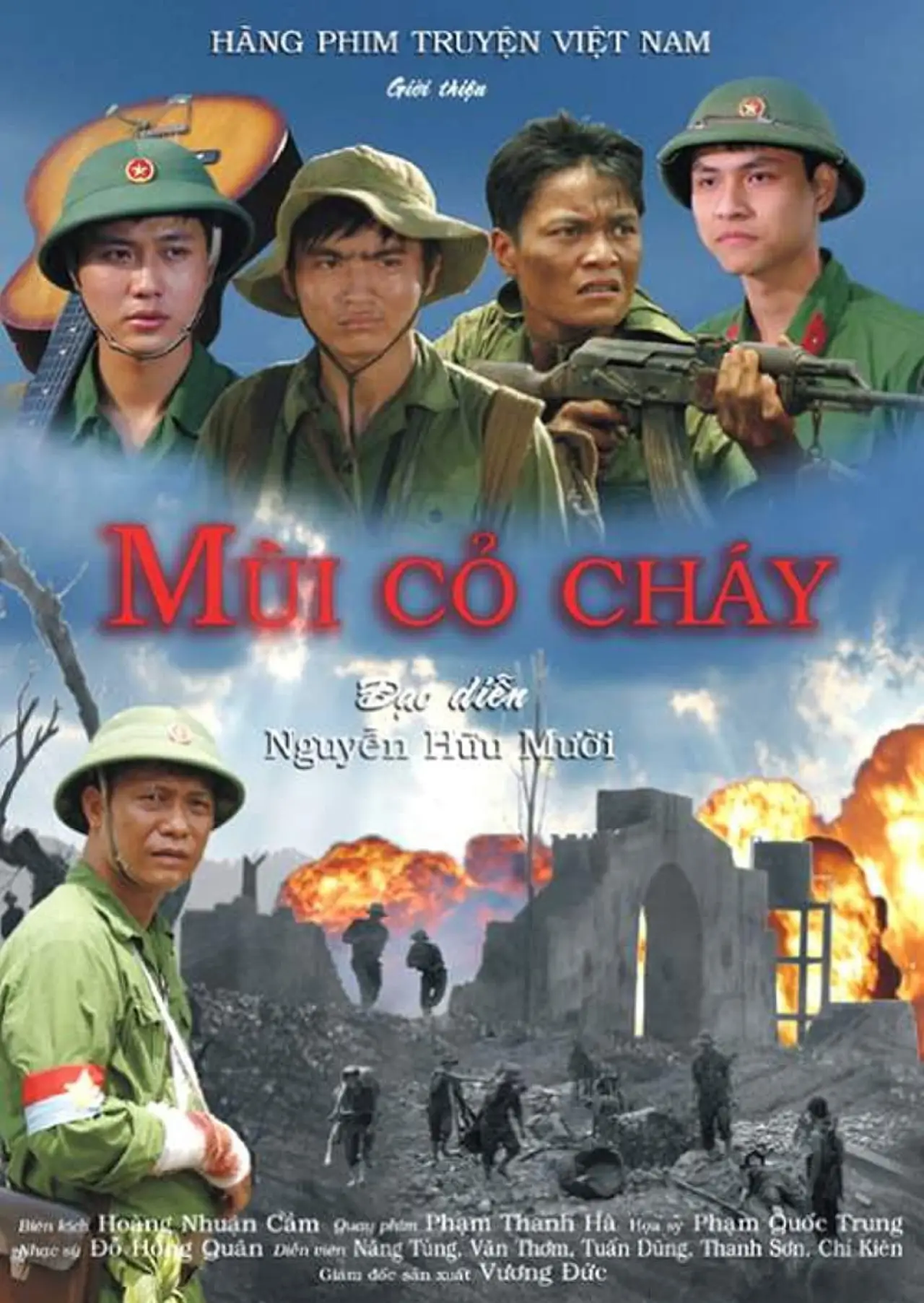 Plakat filmowy "Mùi cỏ cháy"
