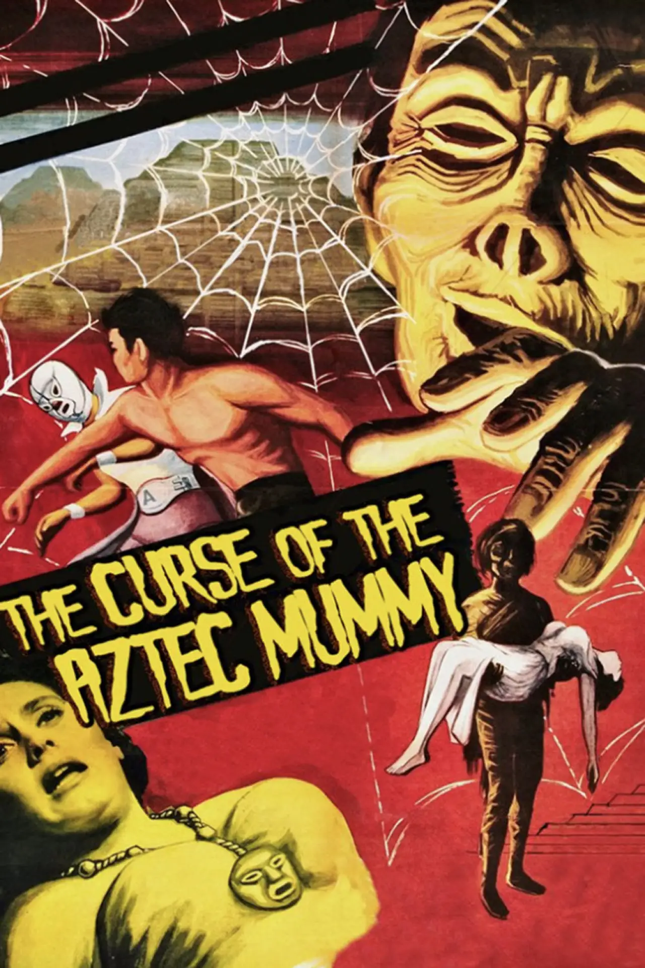 Plakat filmowy "La maldición de la momia azteca"