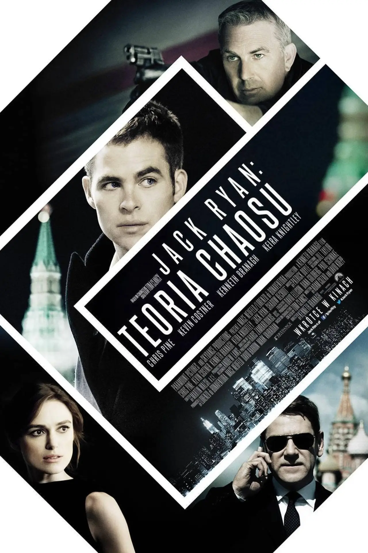 Plakat filmowy "Jack Ryan: Teoria chaosu"