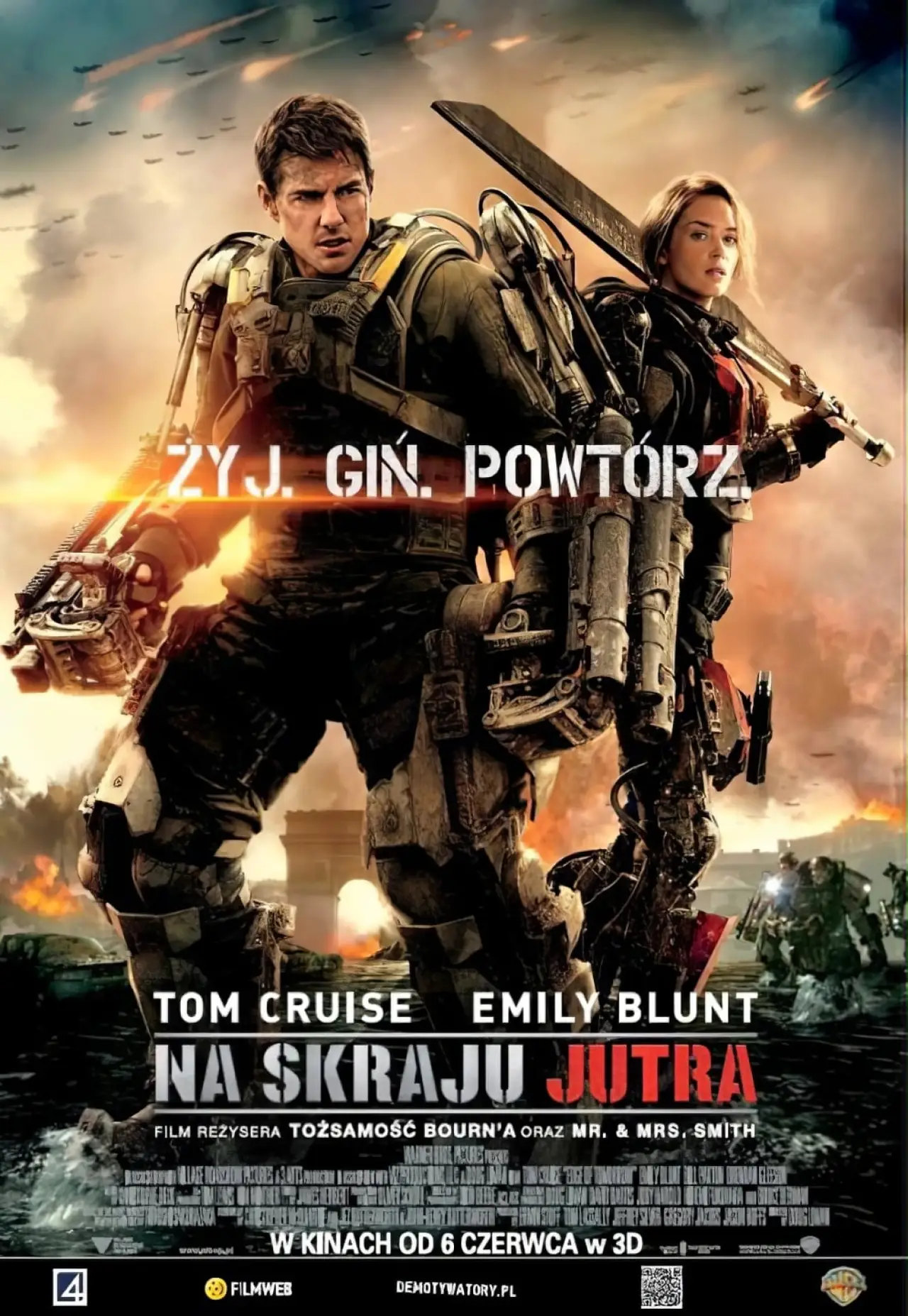 Plakat filmowy "Na skraju jutra"