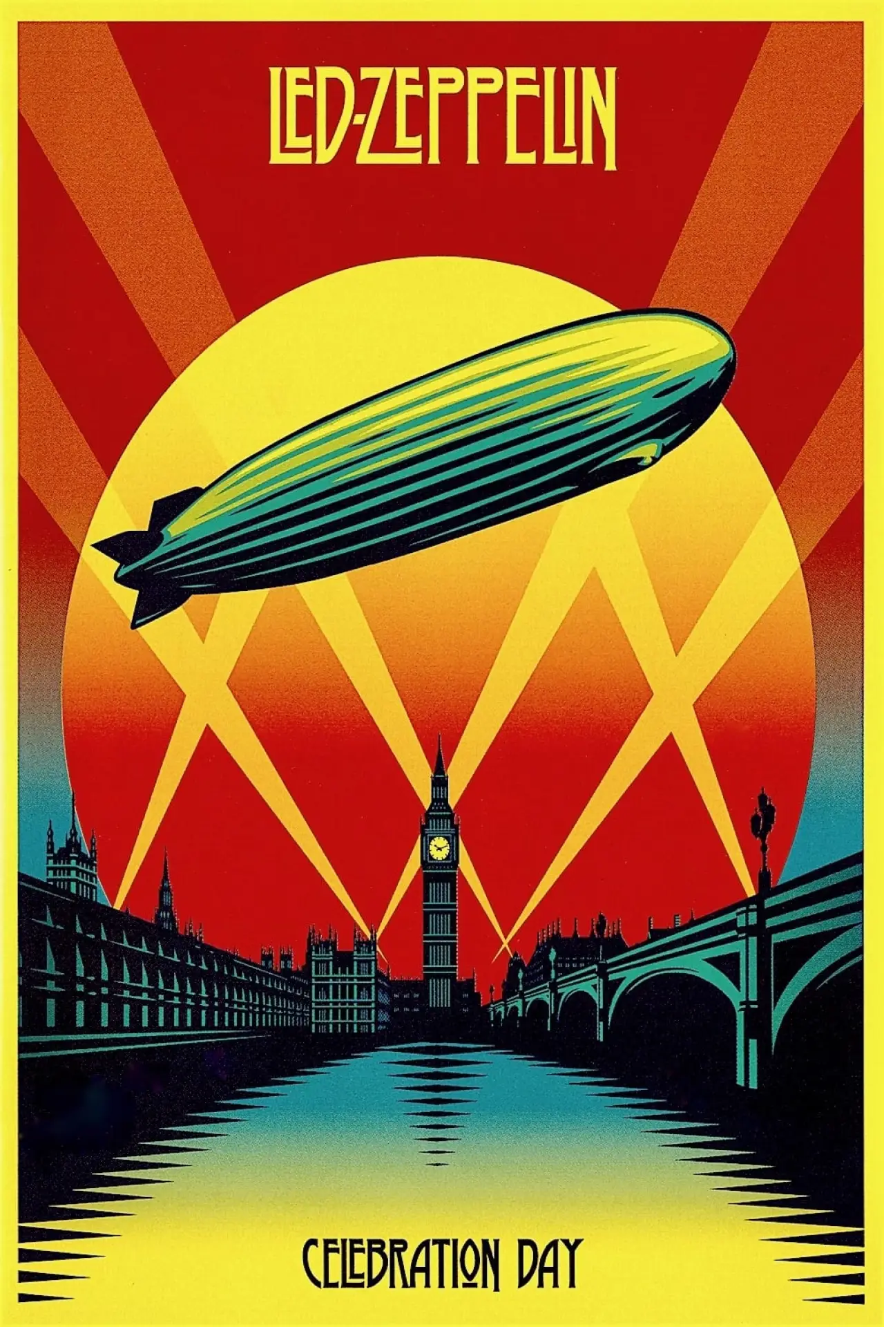 Plakat filmowy "Led Zeppelin: Celebration Day"