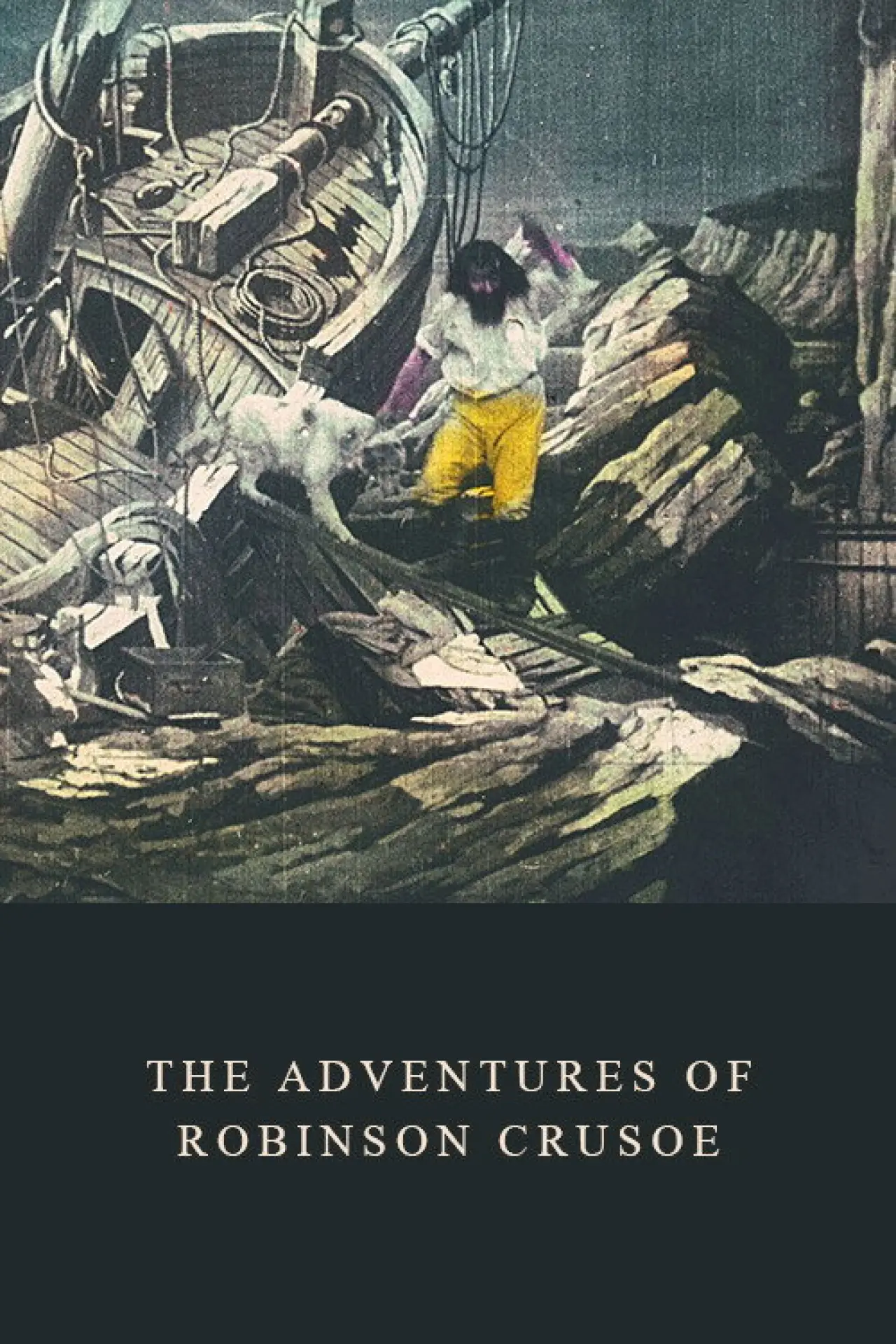 Plakat filmowy "Les Aventures de Robinson Crusoé"