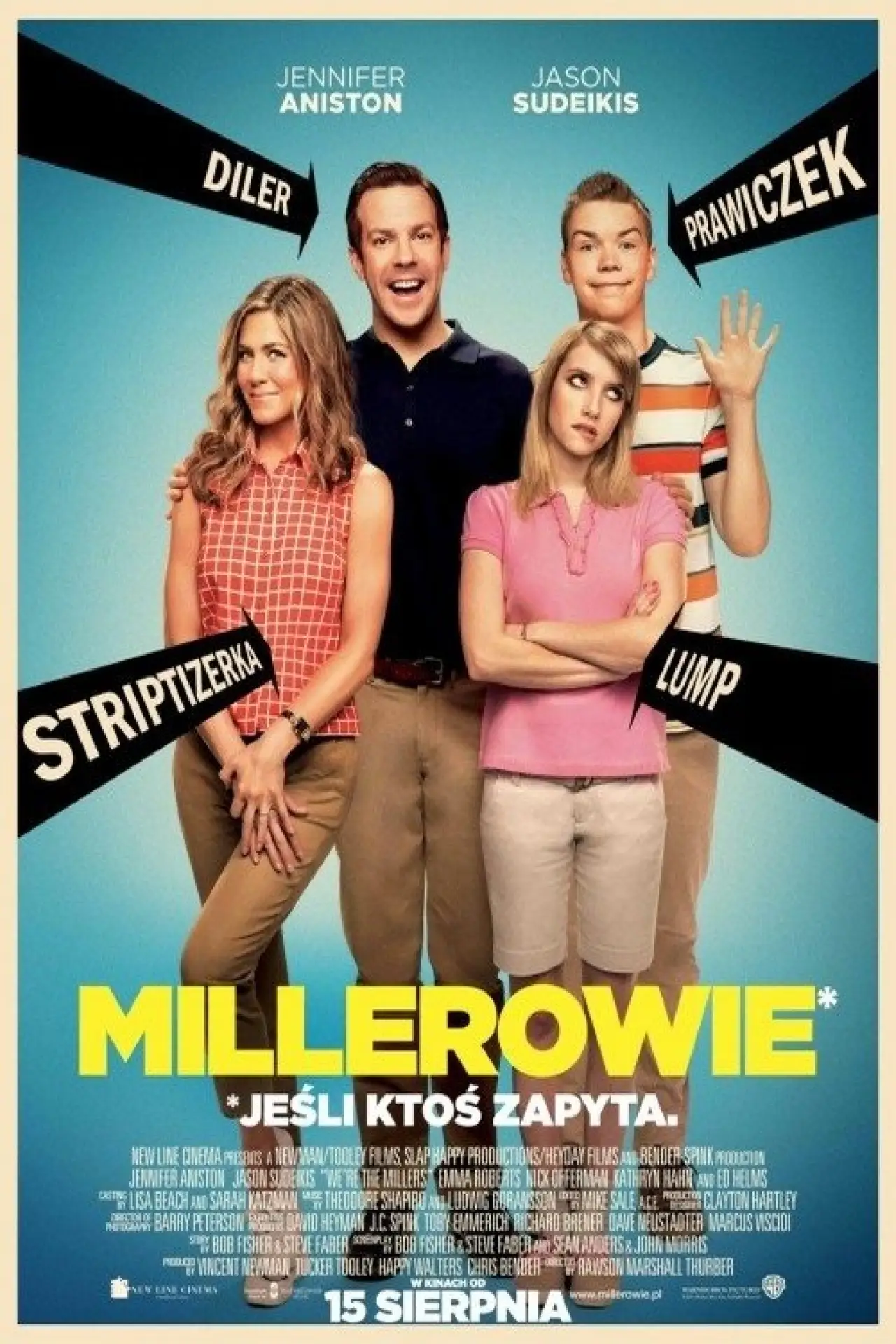 Plakat filmowy "Millerowie"