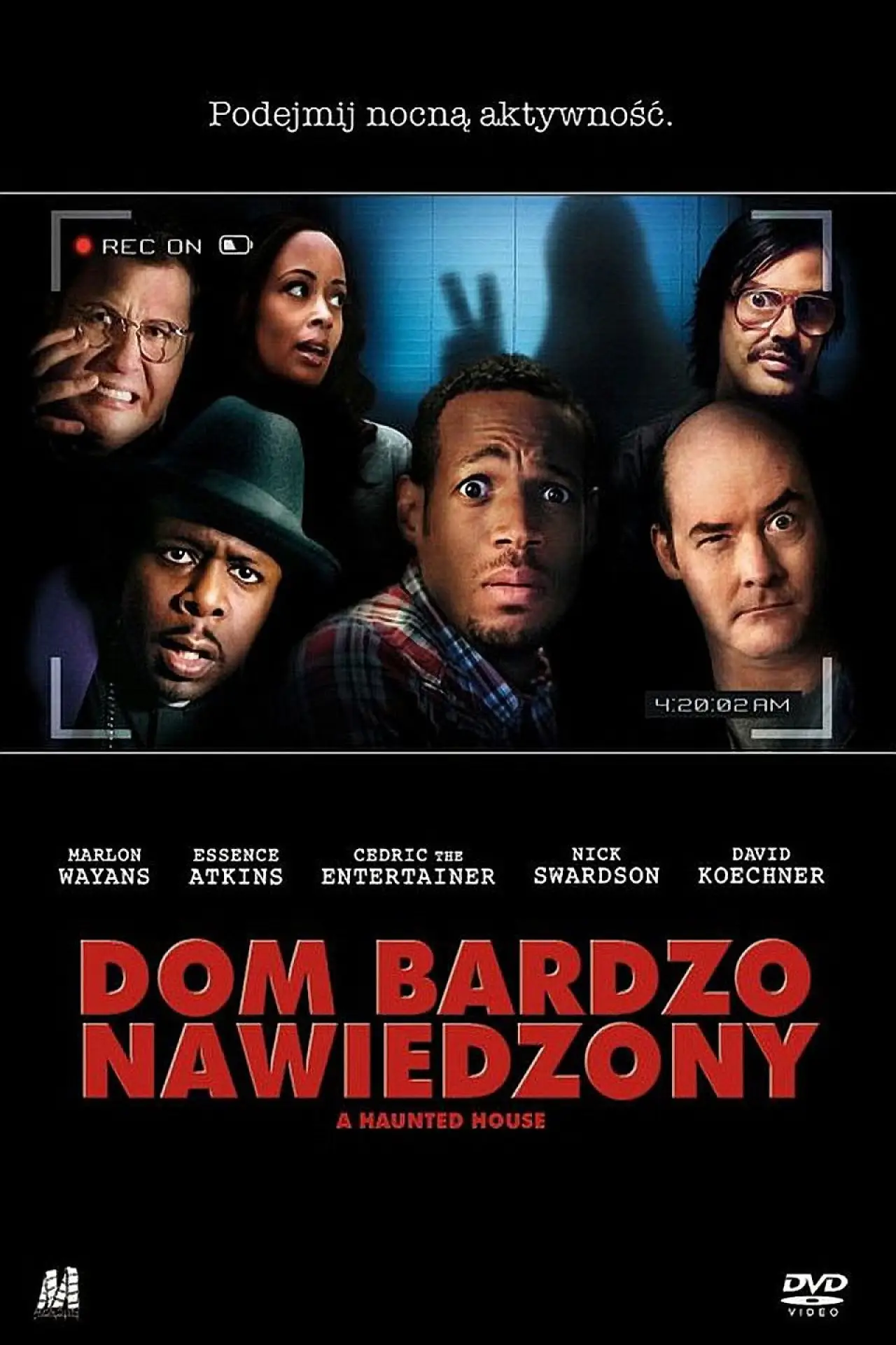 Plakat filmowy "Dom bardzo nawiedzony"