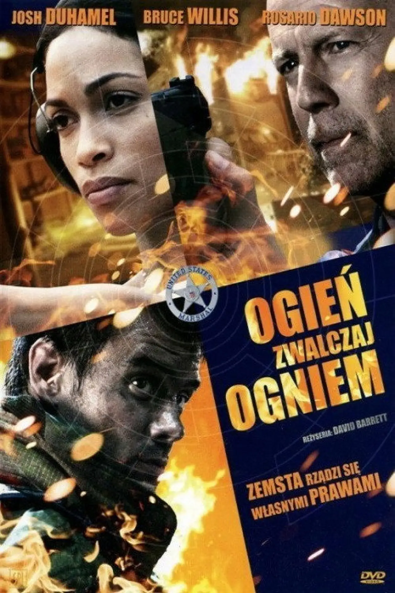 Plakat filmowy "Ogień zwalczaj ogniem"