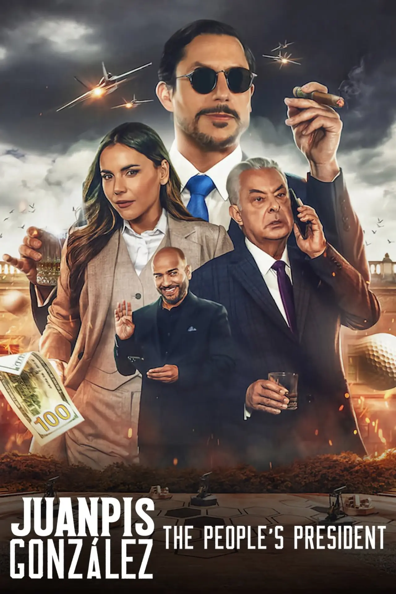 Plakat filmowy "Juanpis González: El presidente de la gente"