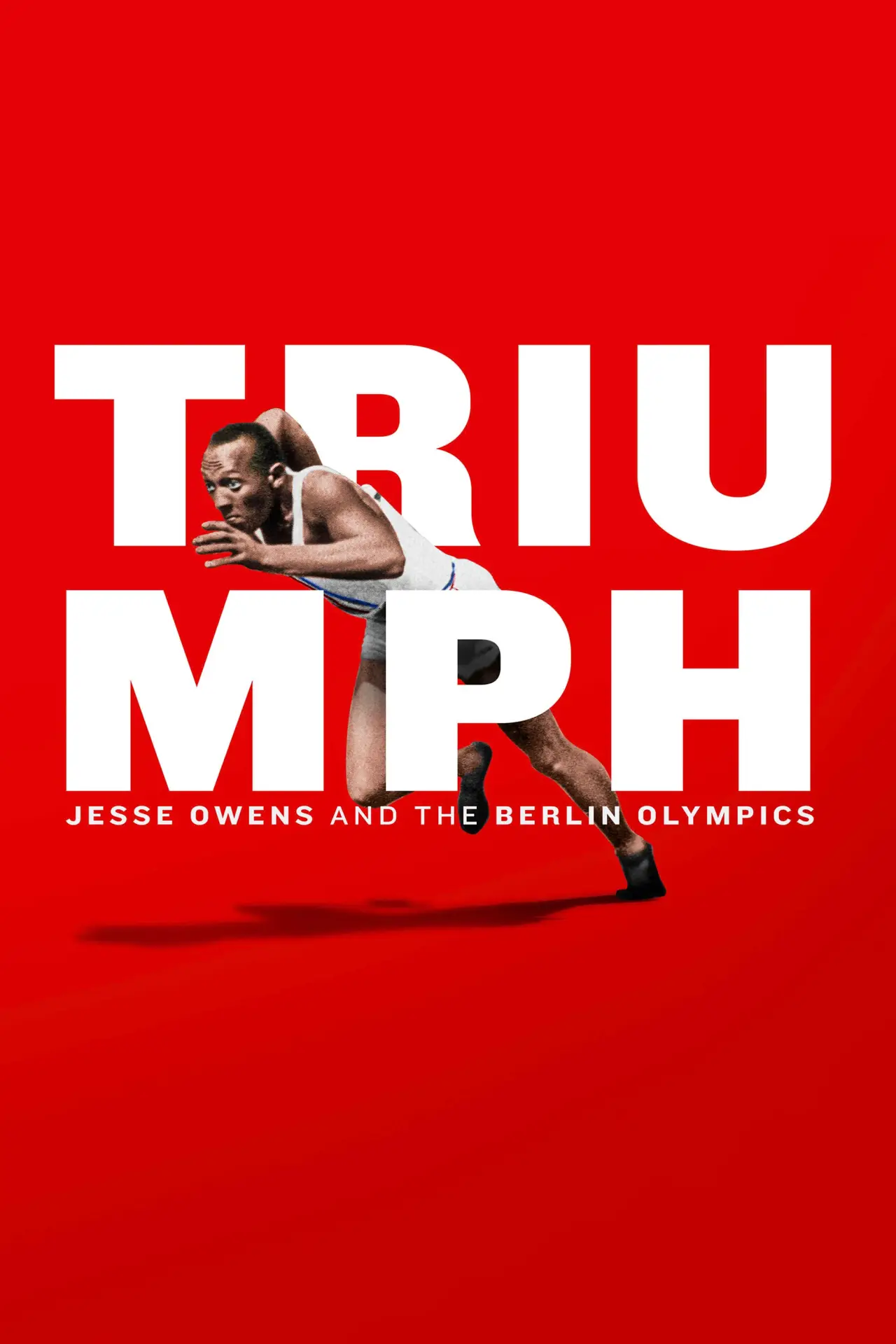 Plakat filmowy "Triumph: Jesse Owens and the Berlin Olympics"