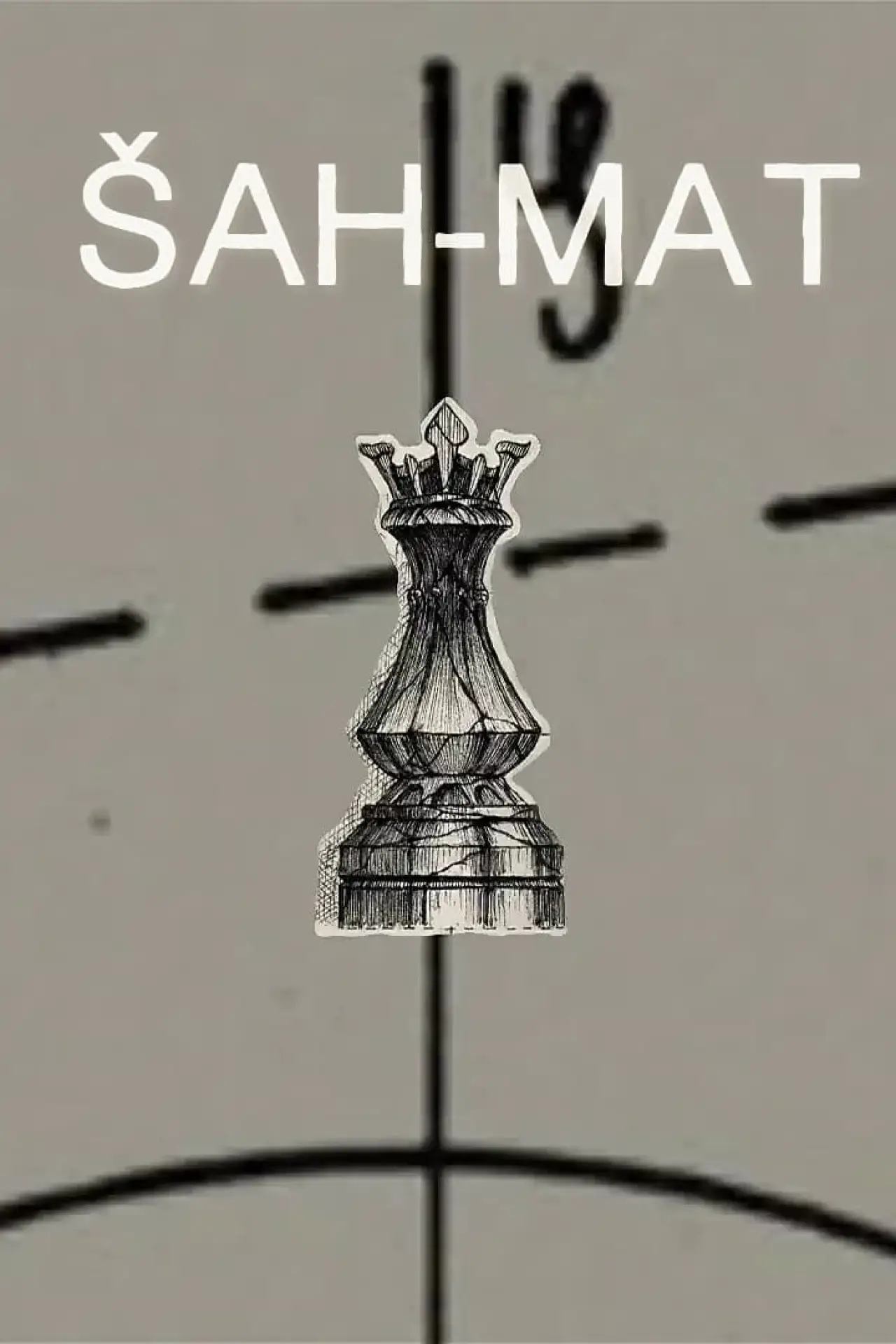 Plakat filmowy "Šah-mat"