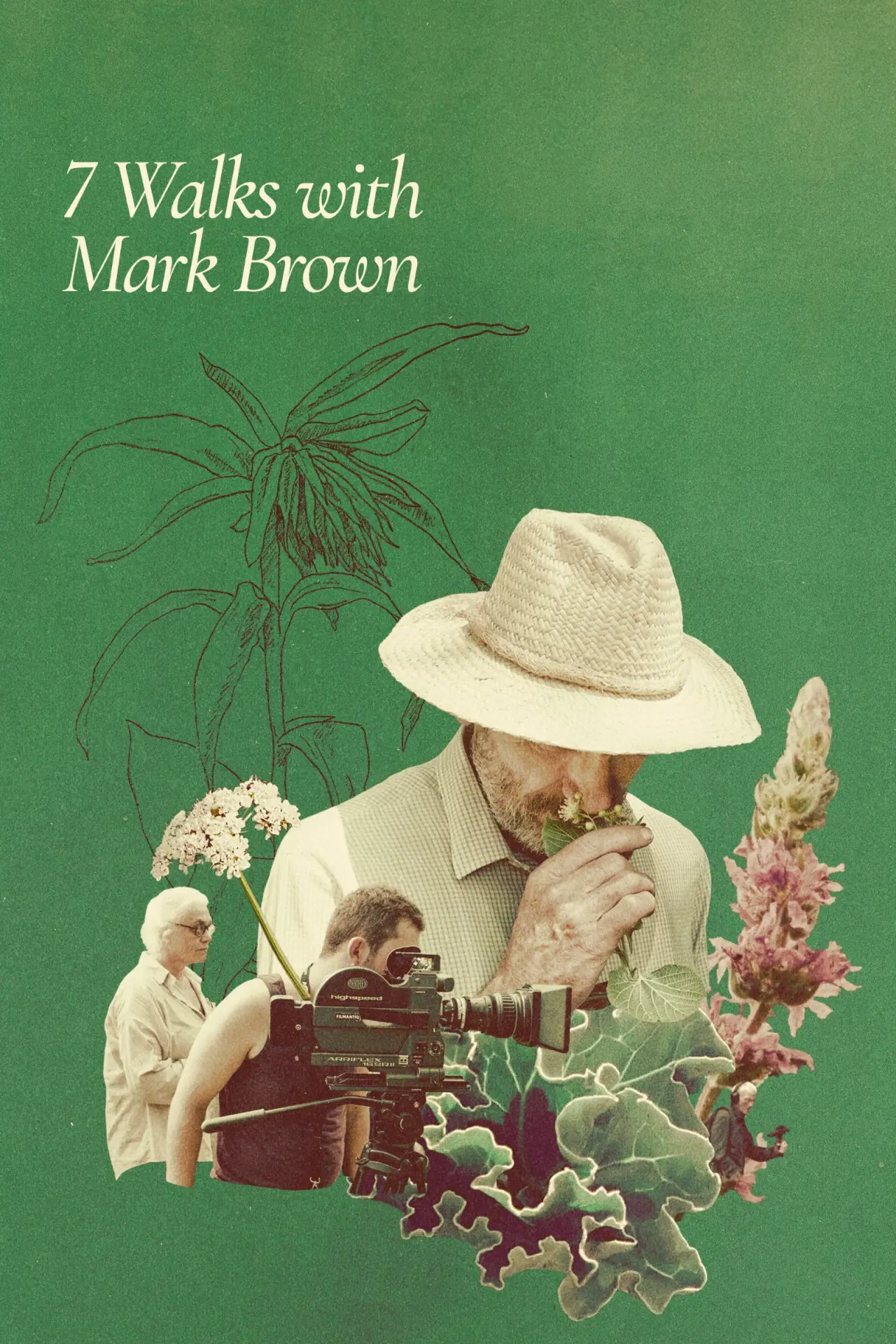 Plakat filmowy "Sept promenades avec Mark Brown"