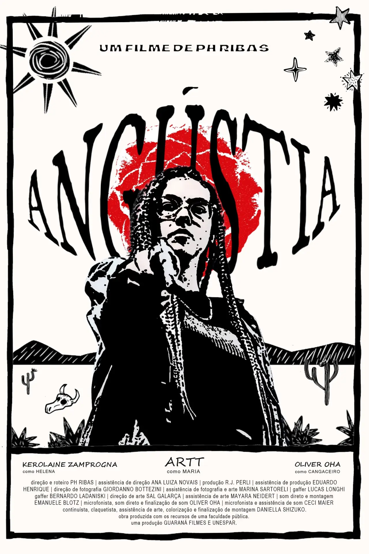 Plakat filmowy "Angústia"