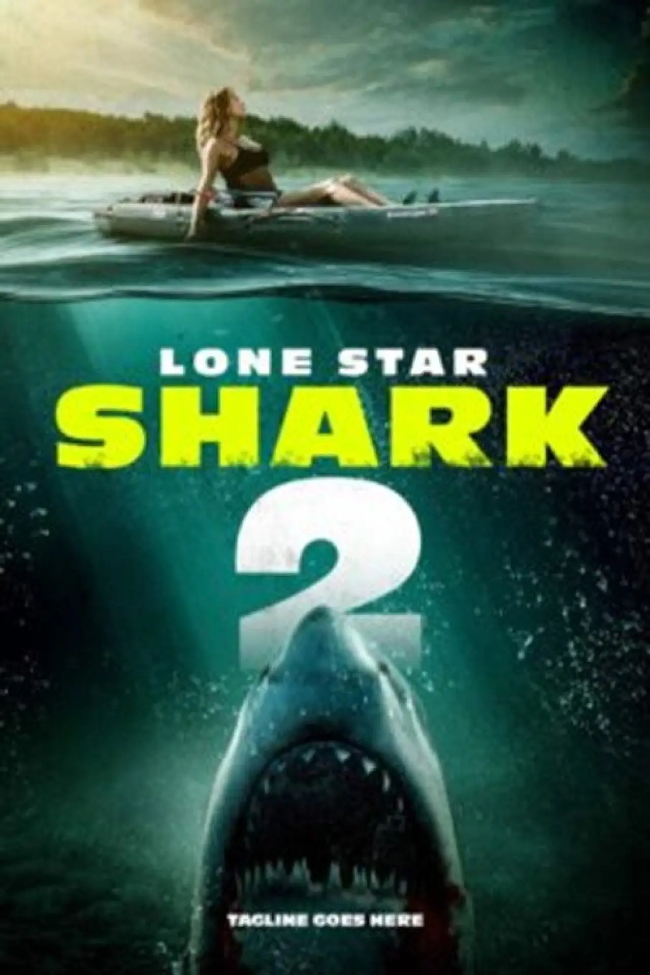 Plakat filmowy "Lone Star Shark 2"
