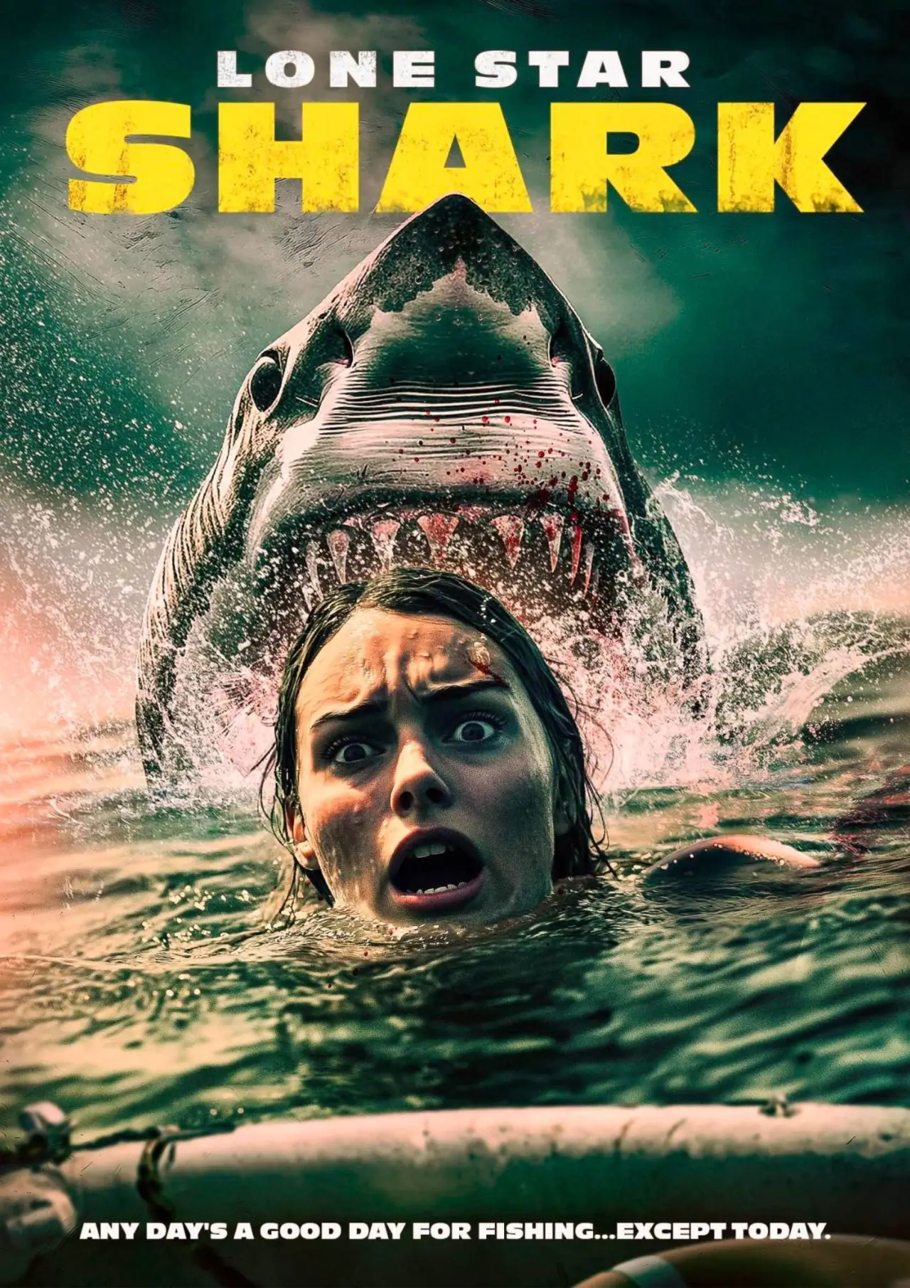 Plakat filmowy "Lone Star Shark"