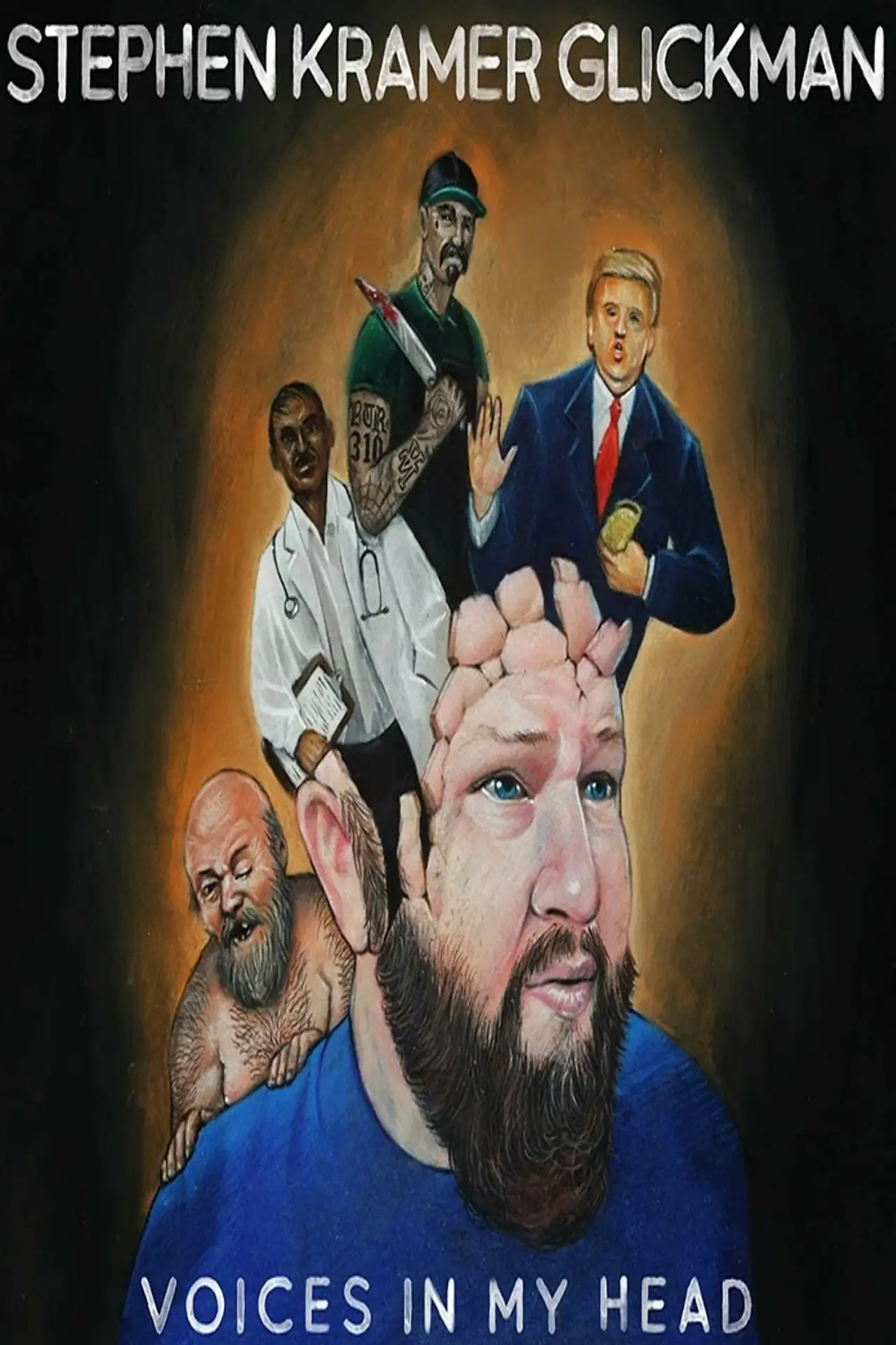 Plakat filmowy "Stephen Kramer Glickman: Voices In My Head"