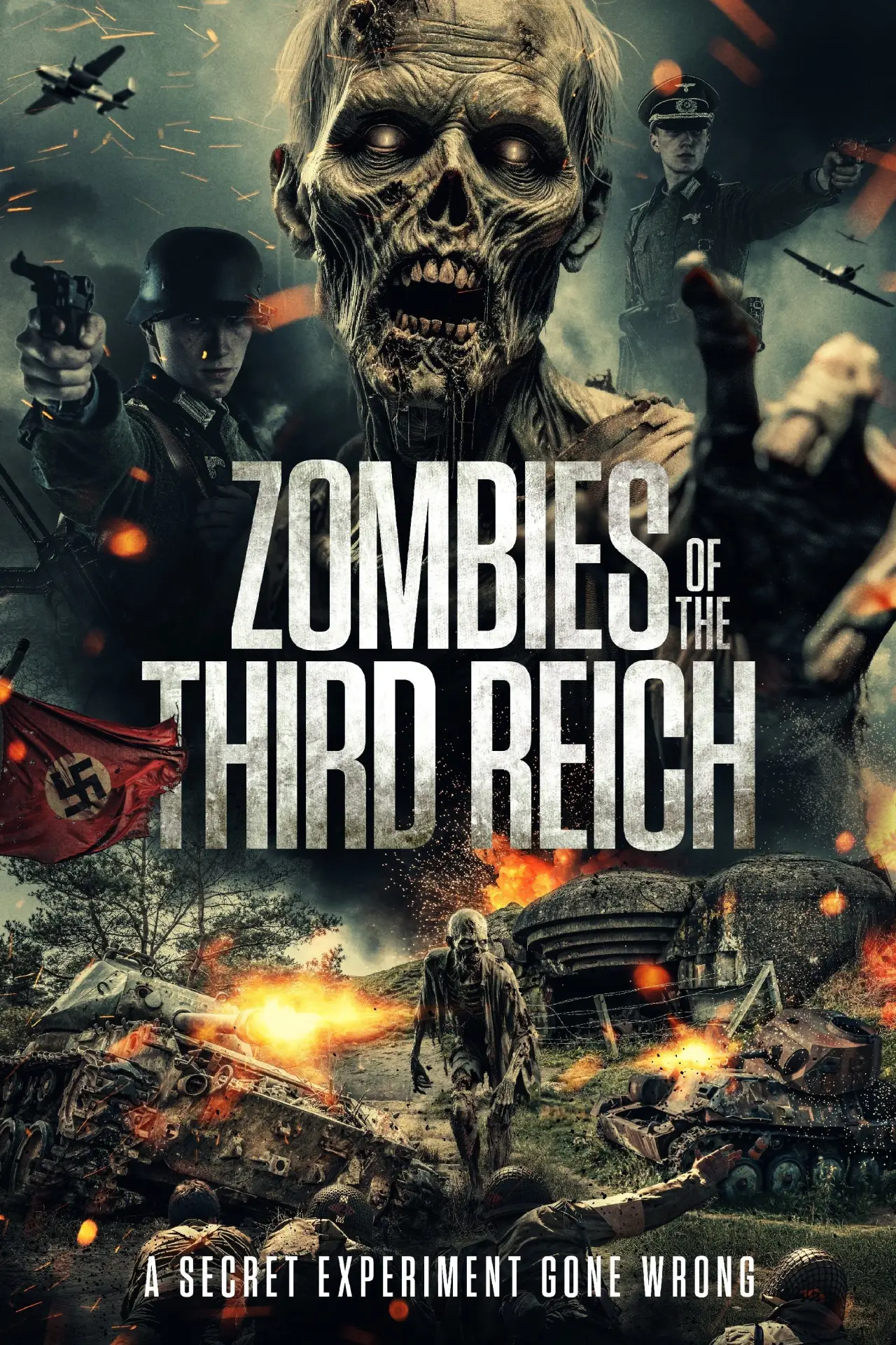 Plakat filmowy "Zombies of the Third Reich"