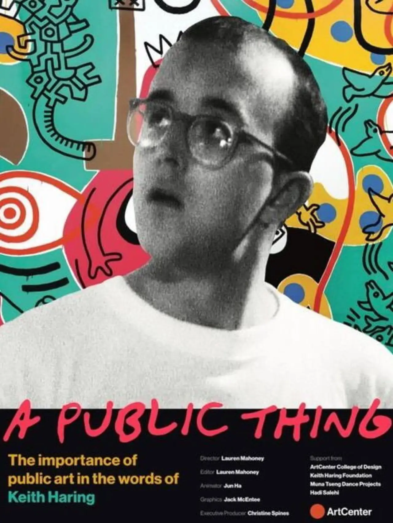 Plakat filmowy "A Public Thing"