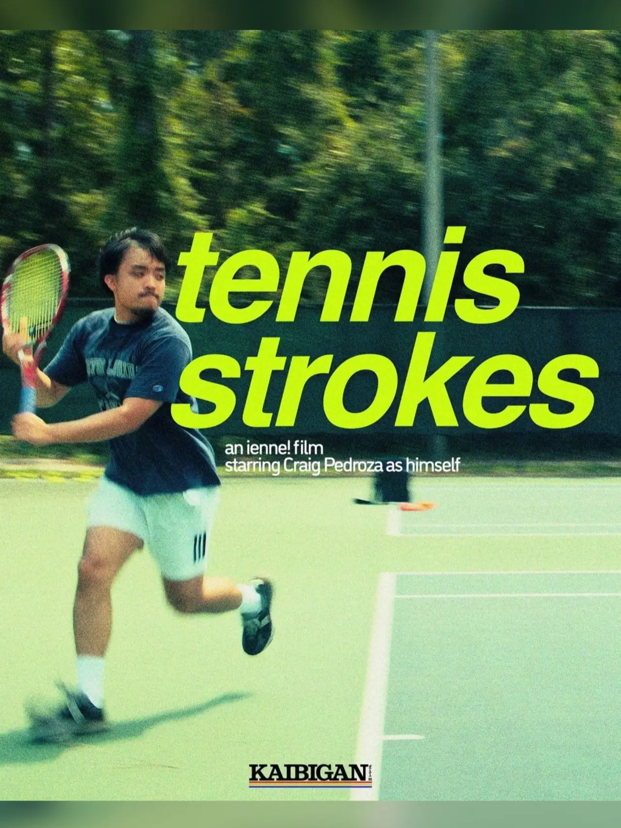 Plakat filmowy "tennis strokes"