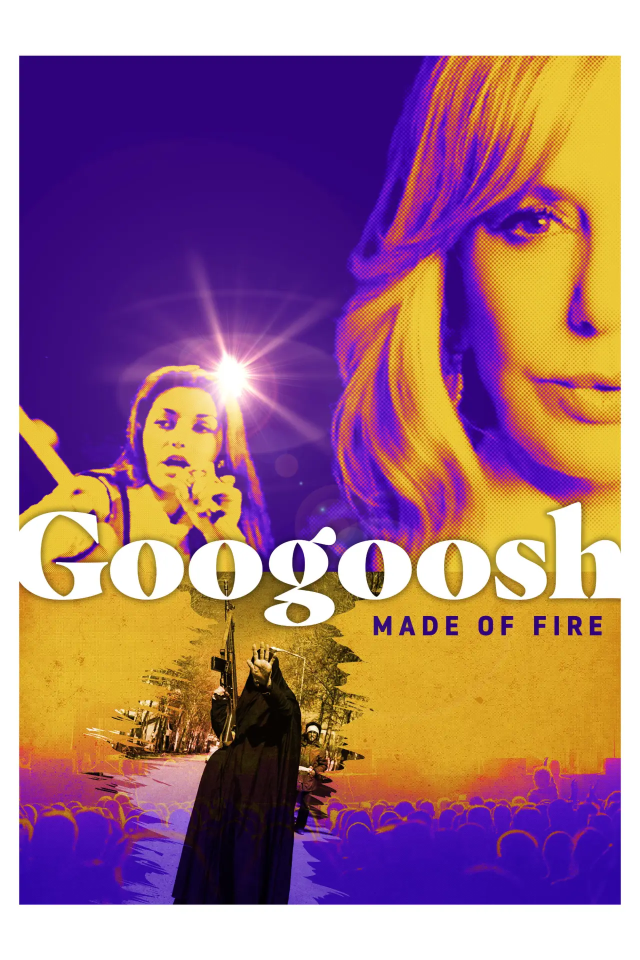 Plakat filmowy "Googoosh: Made of Fire"