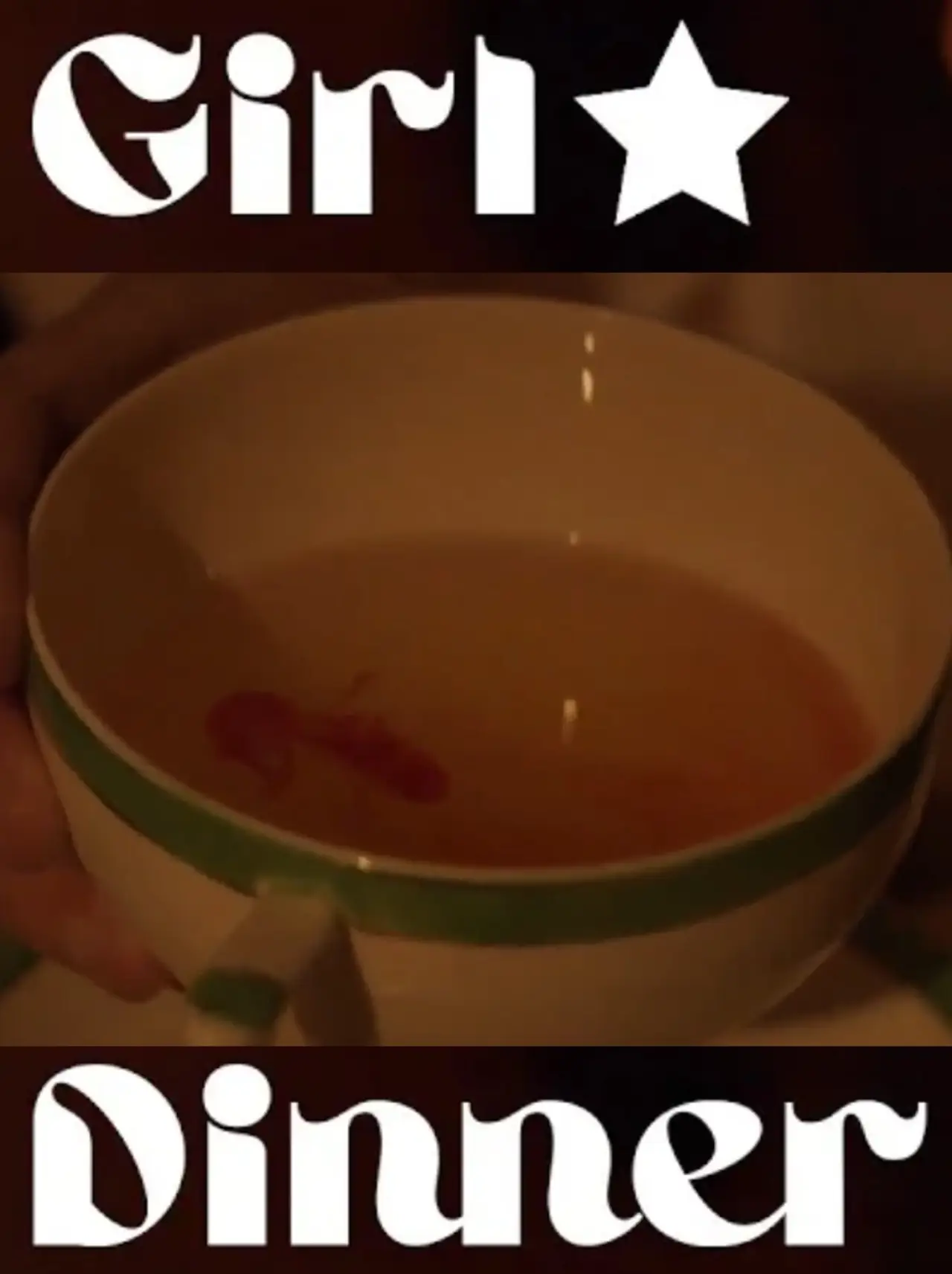 Plakat filmowy "Girl Dinner"
