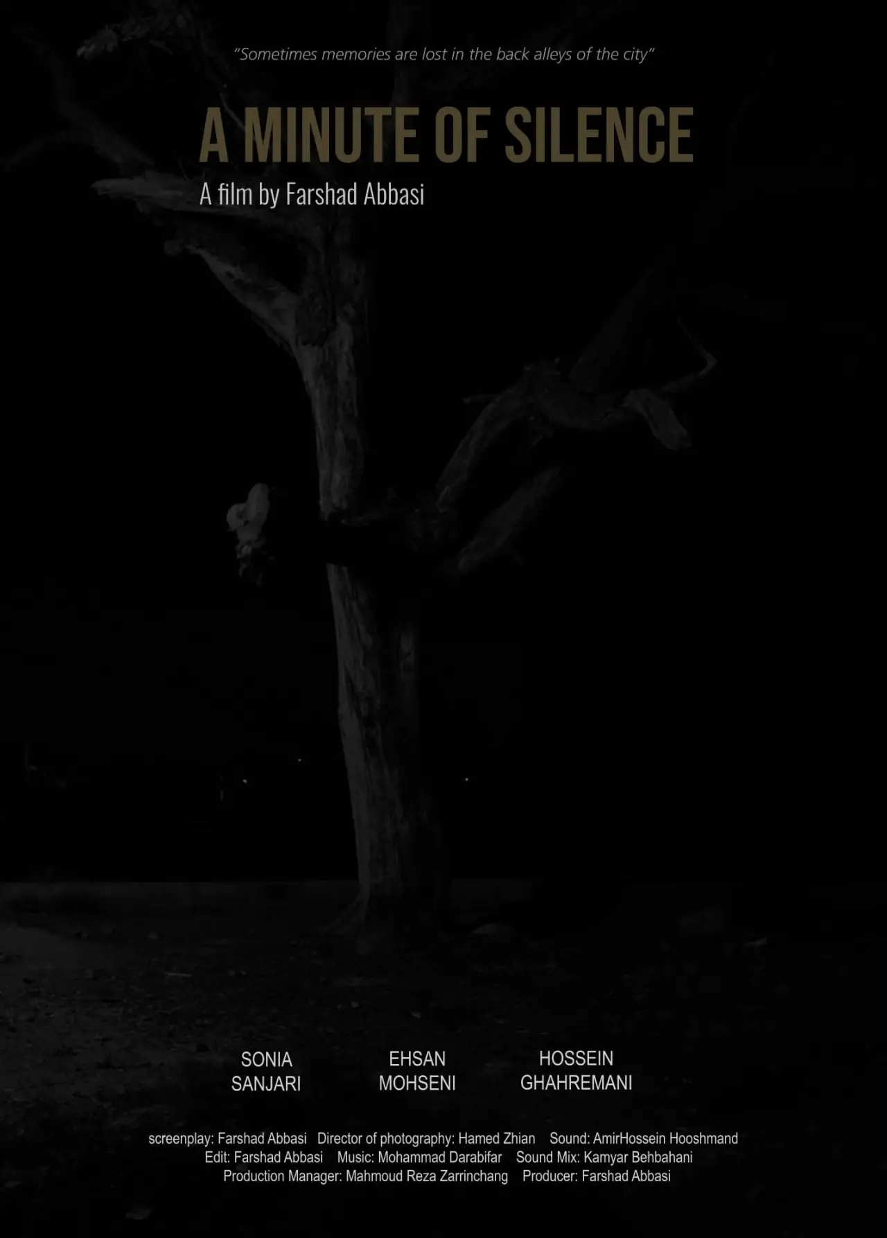 Plakat filmowy "یک دقیقه سکوت"