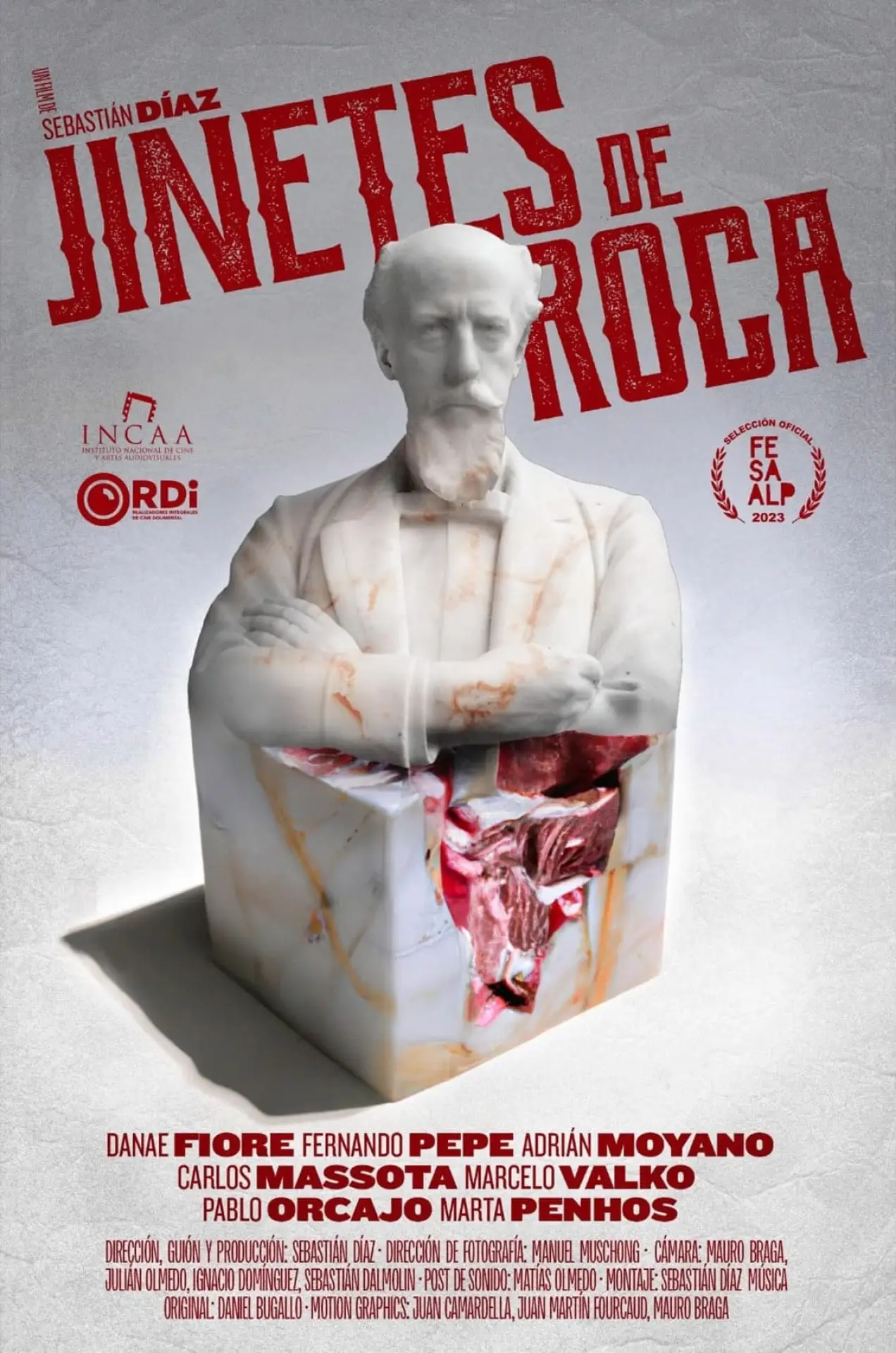 Plakat filmowy "Jinetes de Roca"