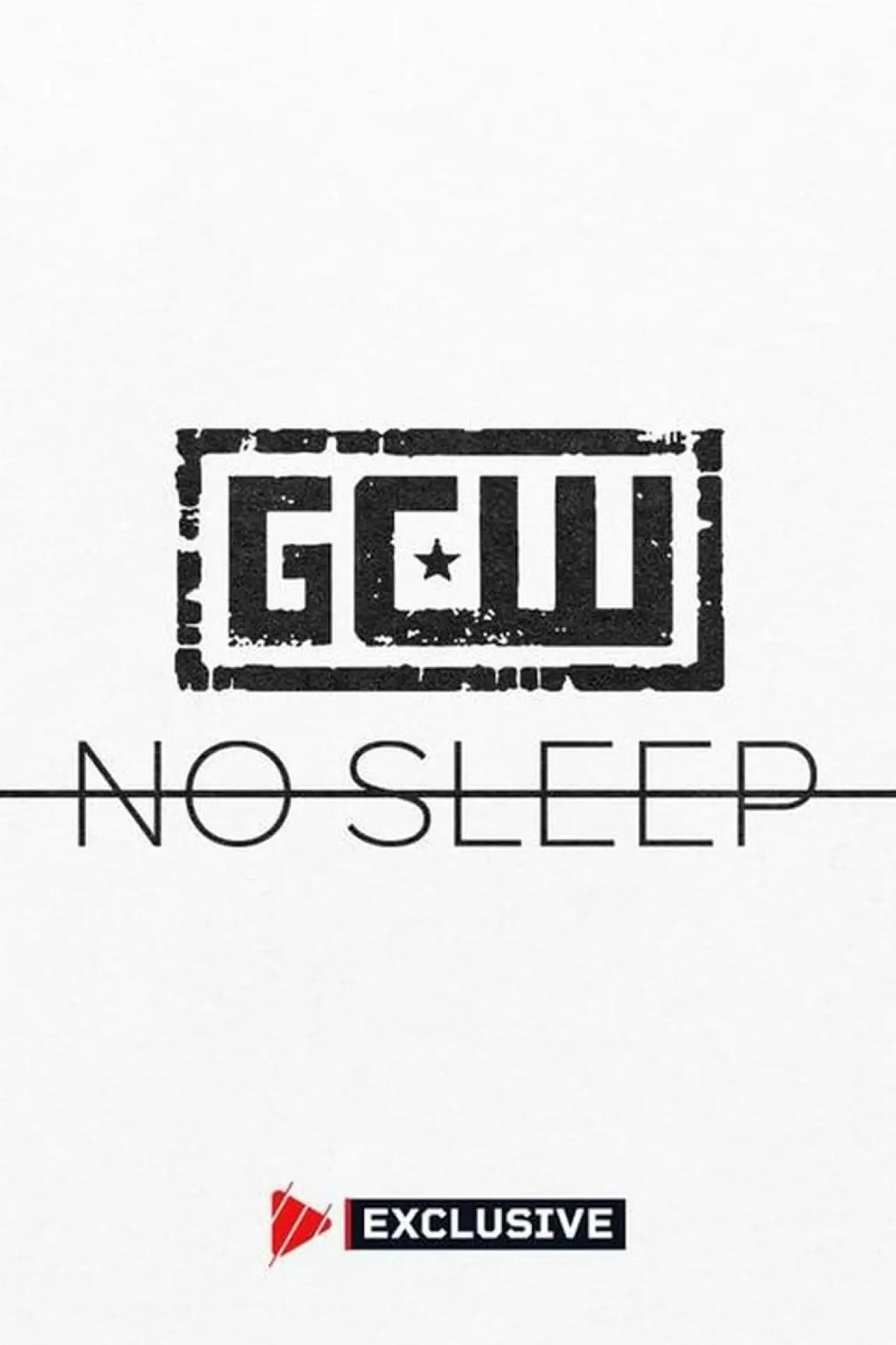 Plakat filmowy "GCW No Sleep 2024"