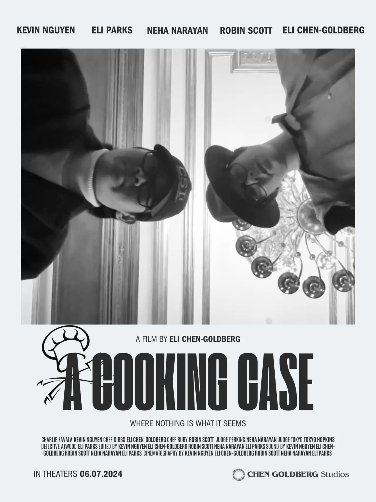 Plakat filmowy "A Cooking Case"